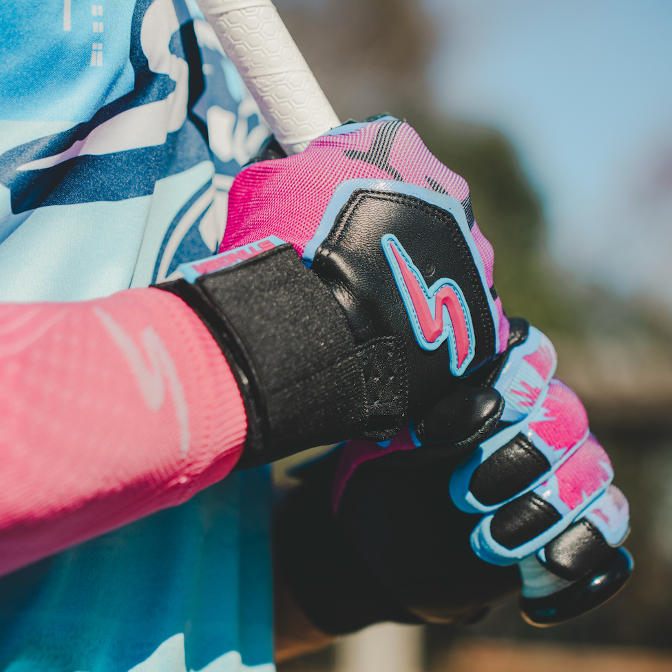 Winder Series Batting Gloves - Miami Nights - Maximum Velocity Sports