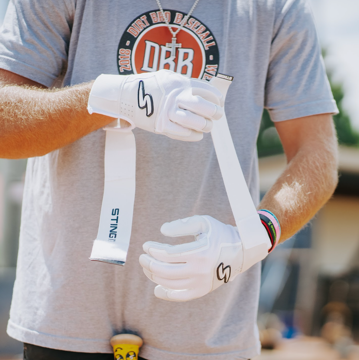 Winder Series Batting Gloves - White Out - Maximum Velocity Sports