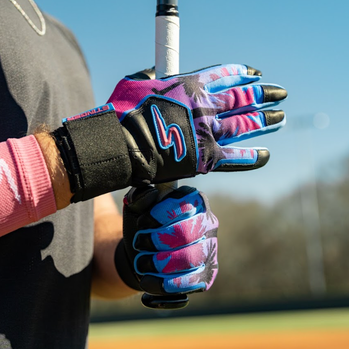 Winder Series Batting Gloves - Miami Nights - Maximum Velocity Sports