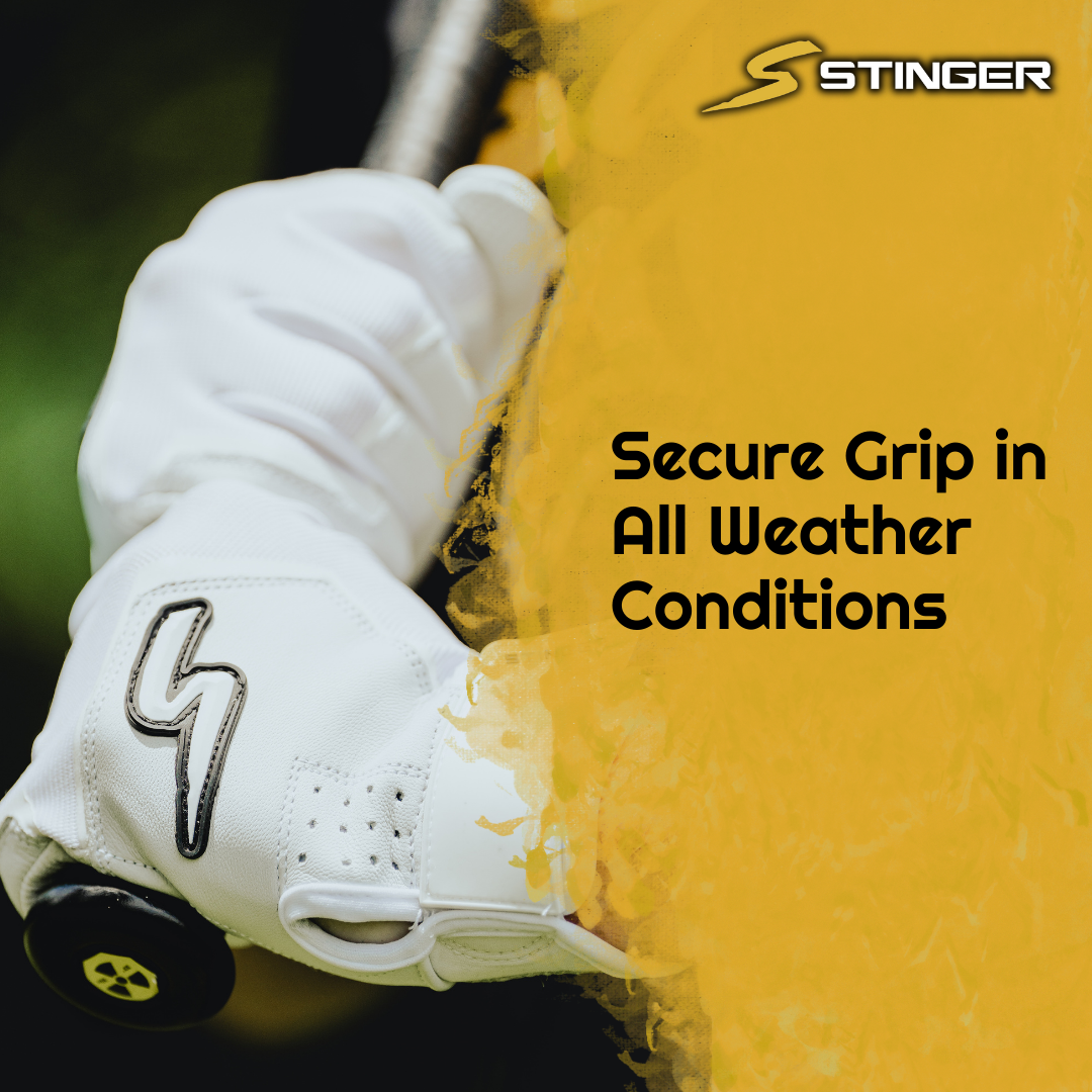 Sting Squad Batting Gloves - Columbia/White & Graphite - Maximum Velocity Sports