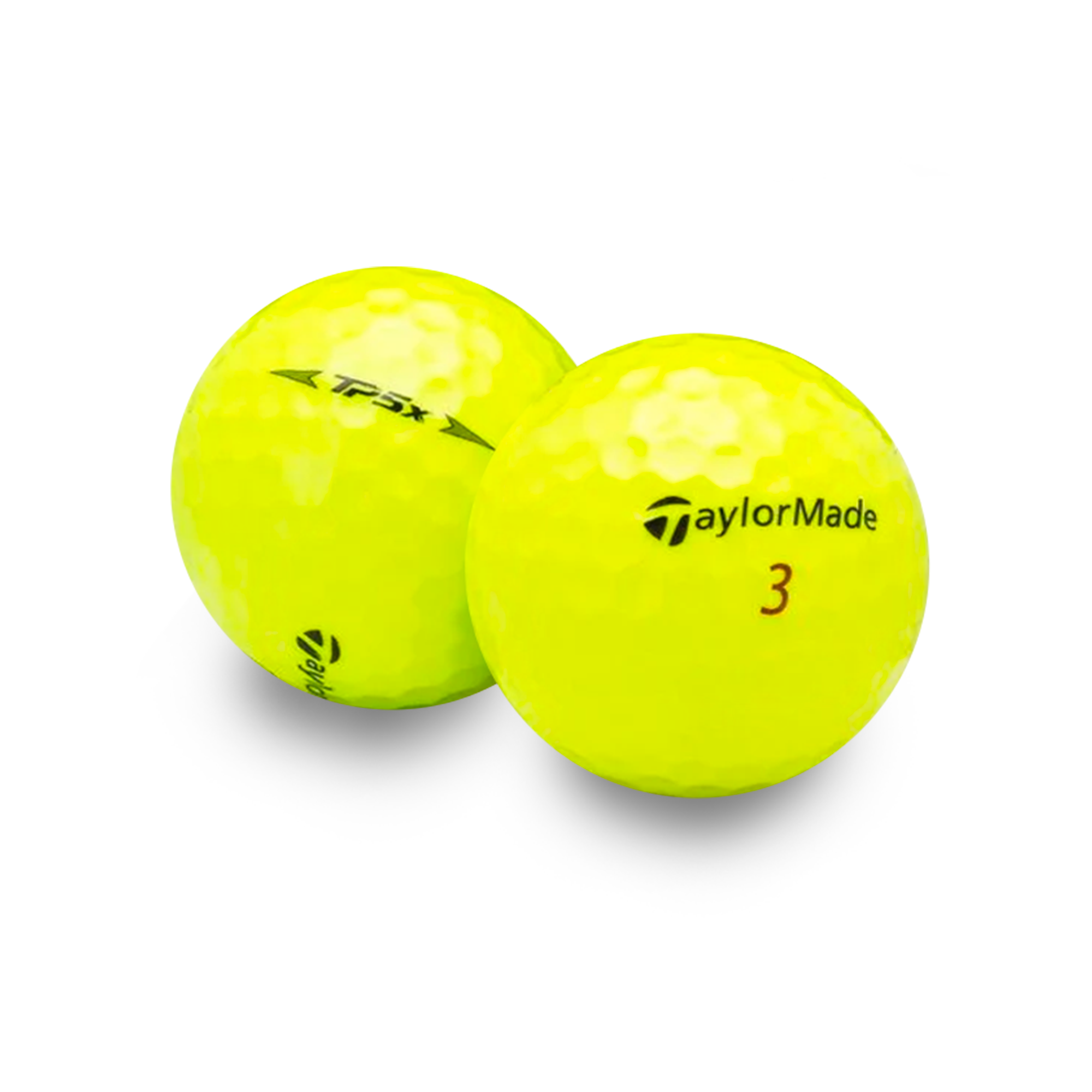 Used Taylormade Yellow Tour Mix Golf Balls - 1 Dozen - Maximum Velocity Sports