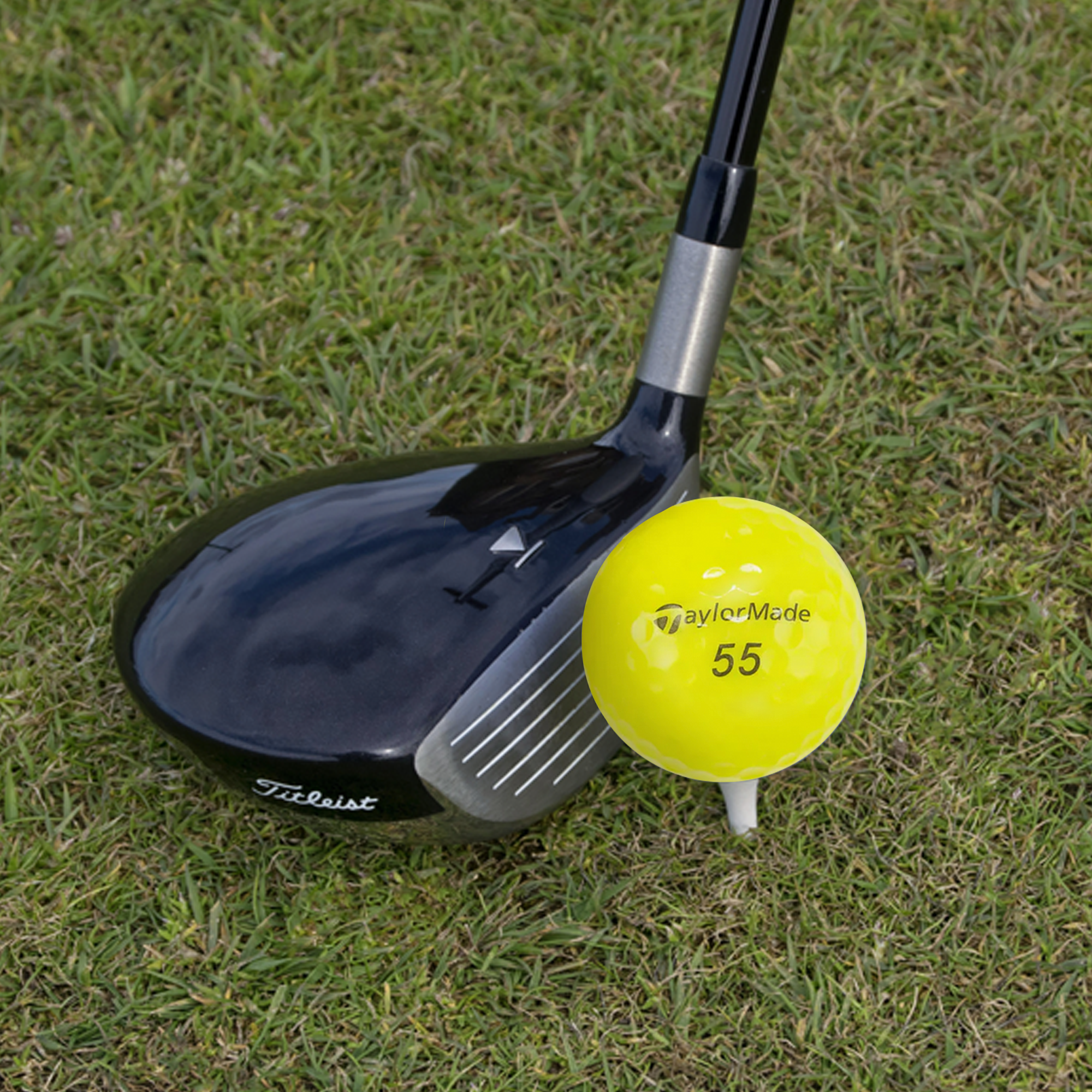 Used TaylorMade Yellow Mix Golf Balls - 1 Dozen - Maximum Velocity Sports