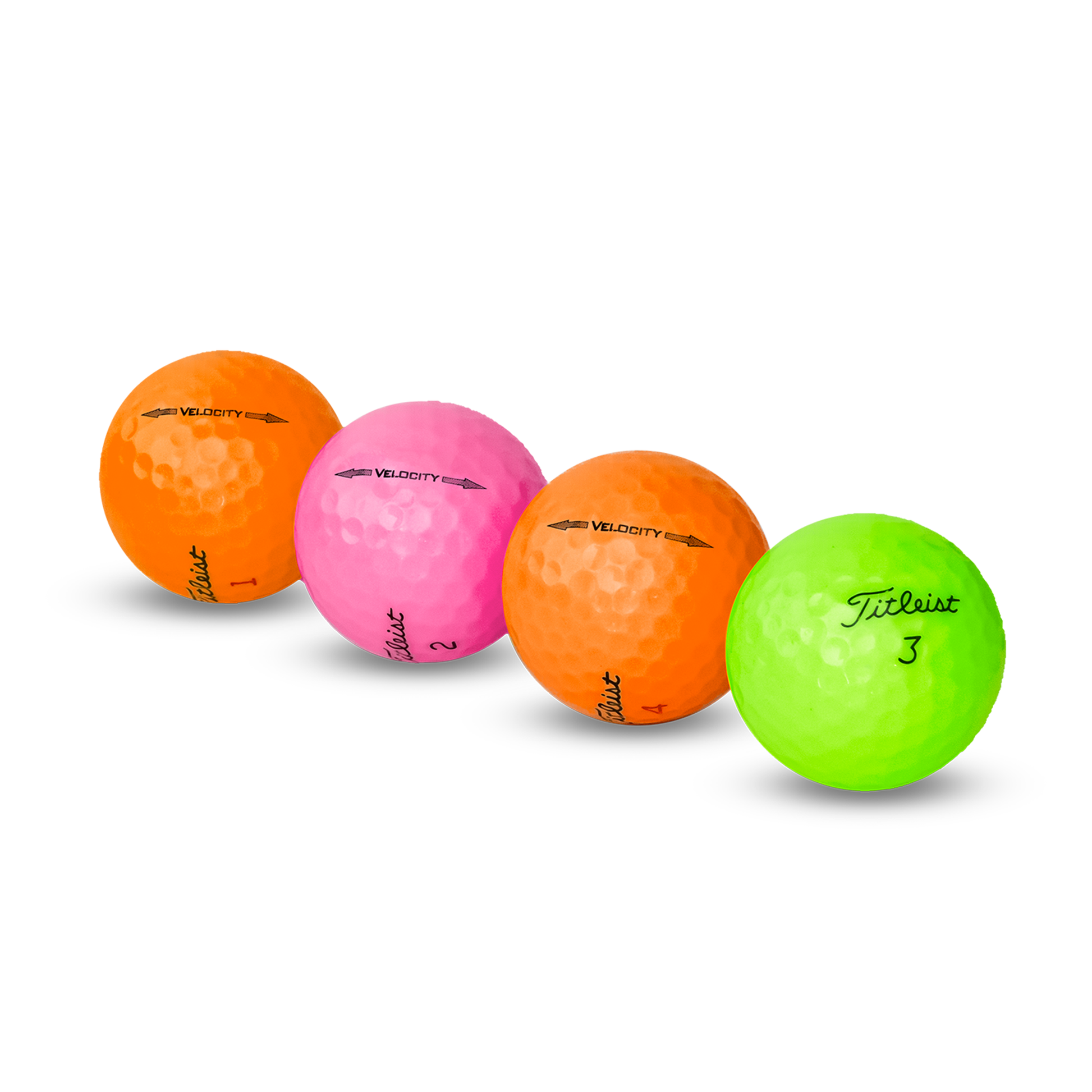 Used Titleist Color Mix Golf Balls - 1 Dozen - Maximum Velocity Sports
