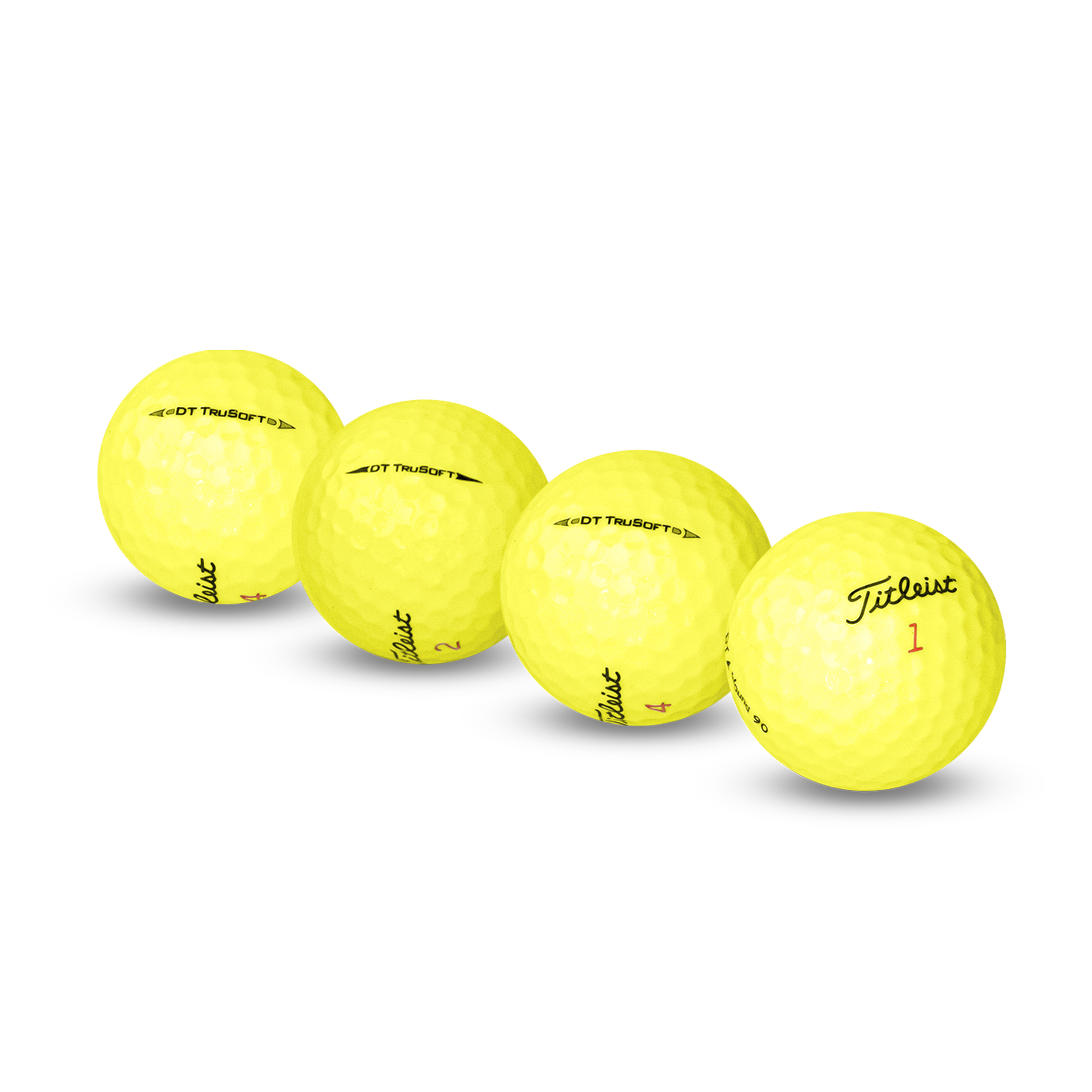 Used Titleist Yellow Mix Golf Balls - 1 Dozen - Maximum Velocity Sports