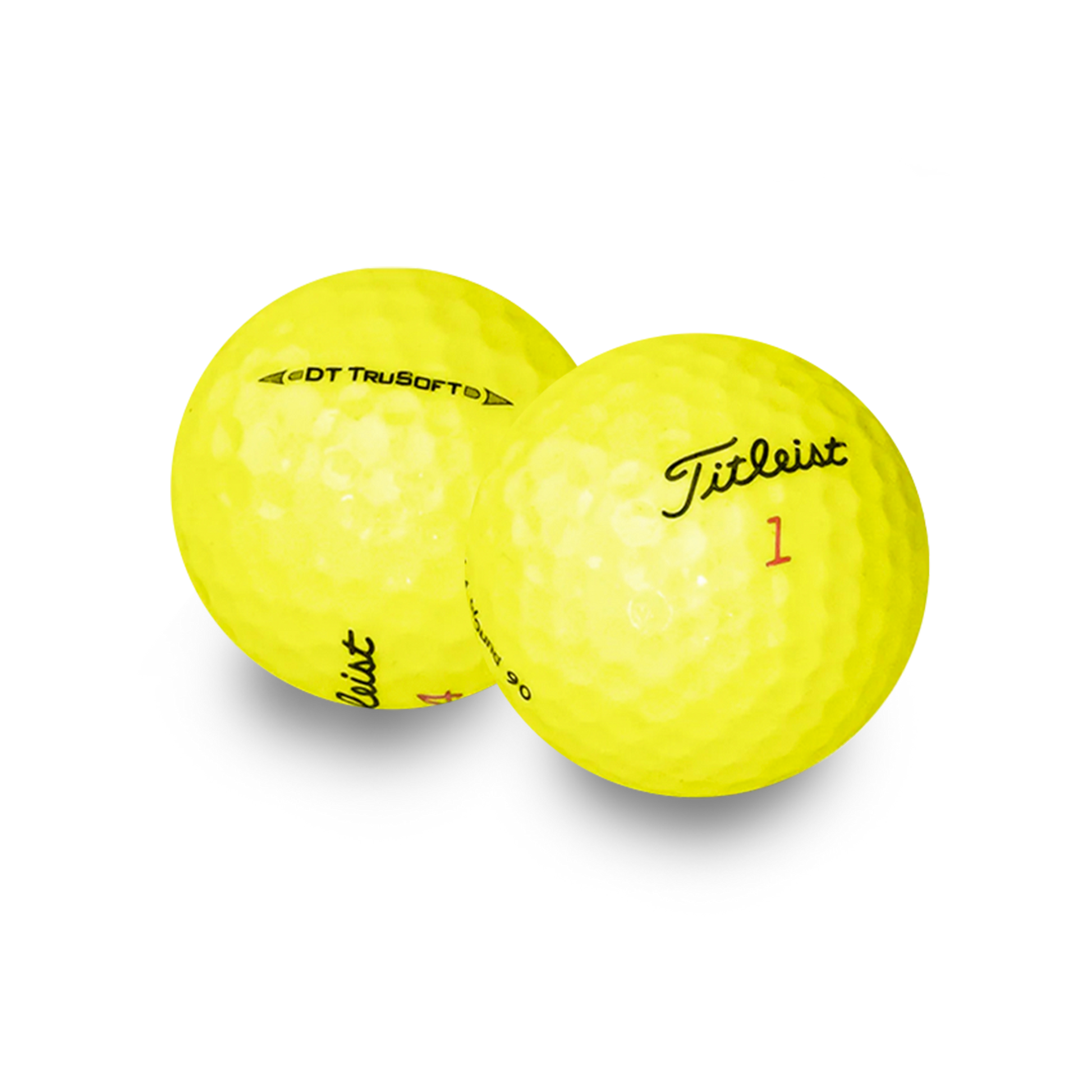 Used Titleist Yellow Mix Golf Balls - 1 Dozen - Maximum Velocity Sports
