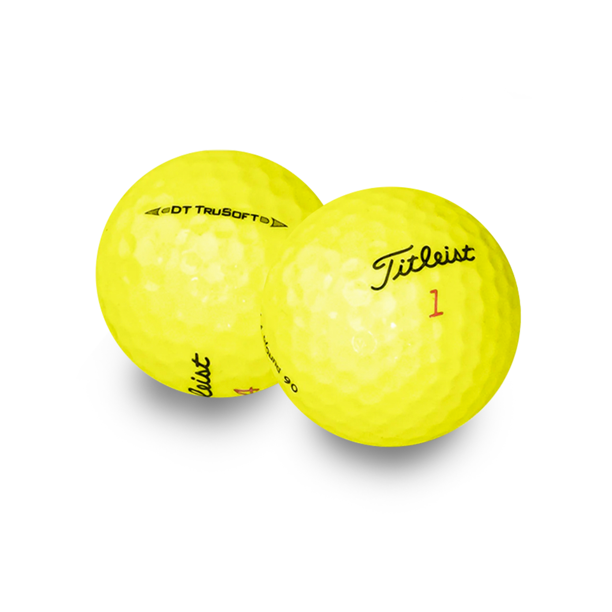 Used Titleist Yellow Mix Golf Balls - 1 Dozen - Maximum Velocity Sports