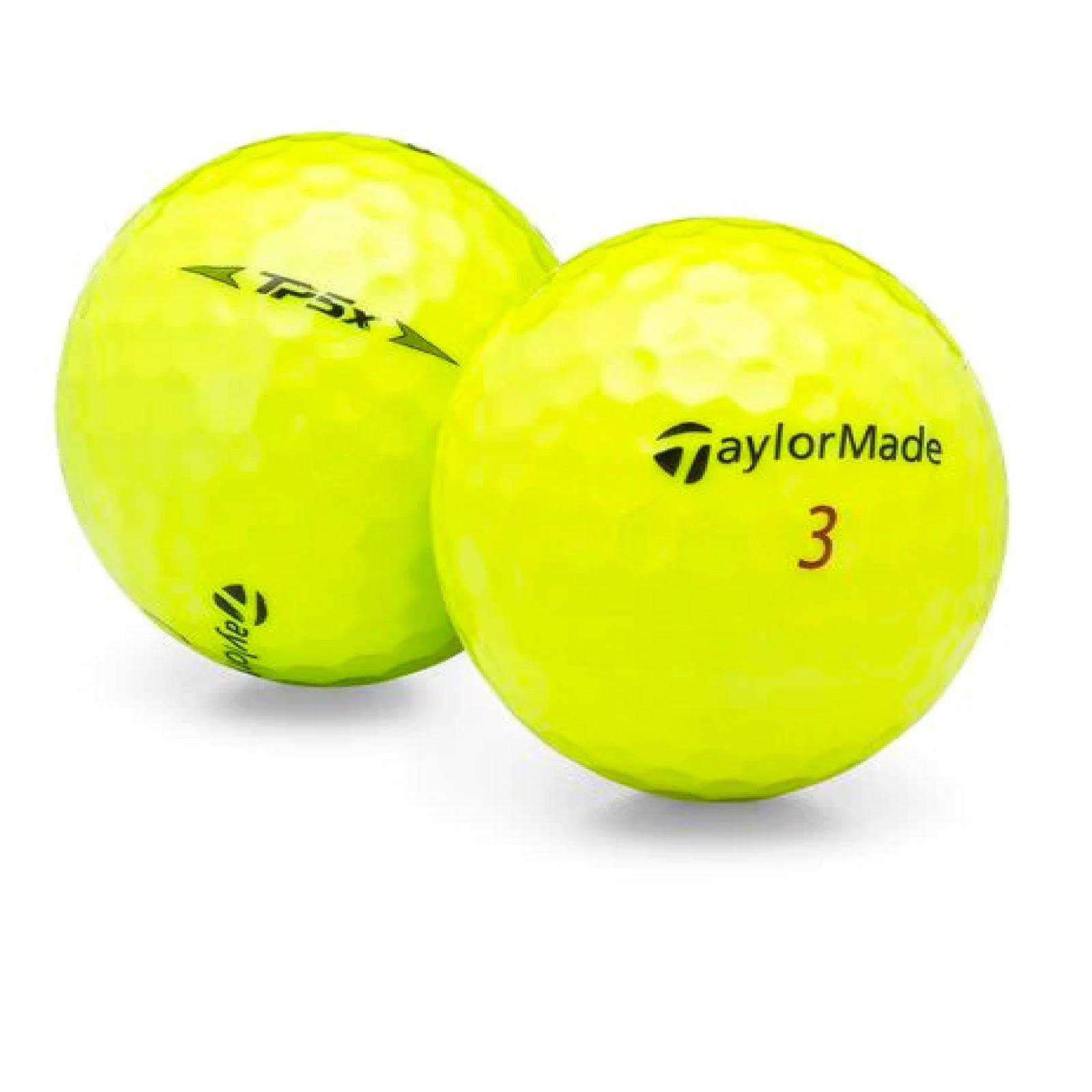 Used Taylormade Yellow Tour Mix Golf Balls - 1 Dozen - Maximum Velocity Sports