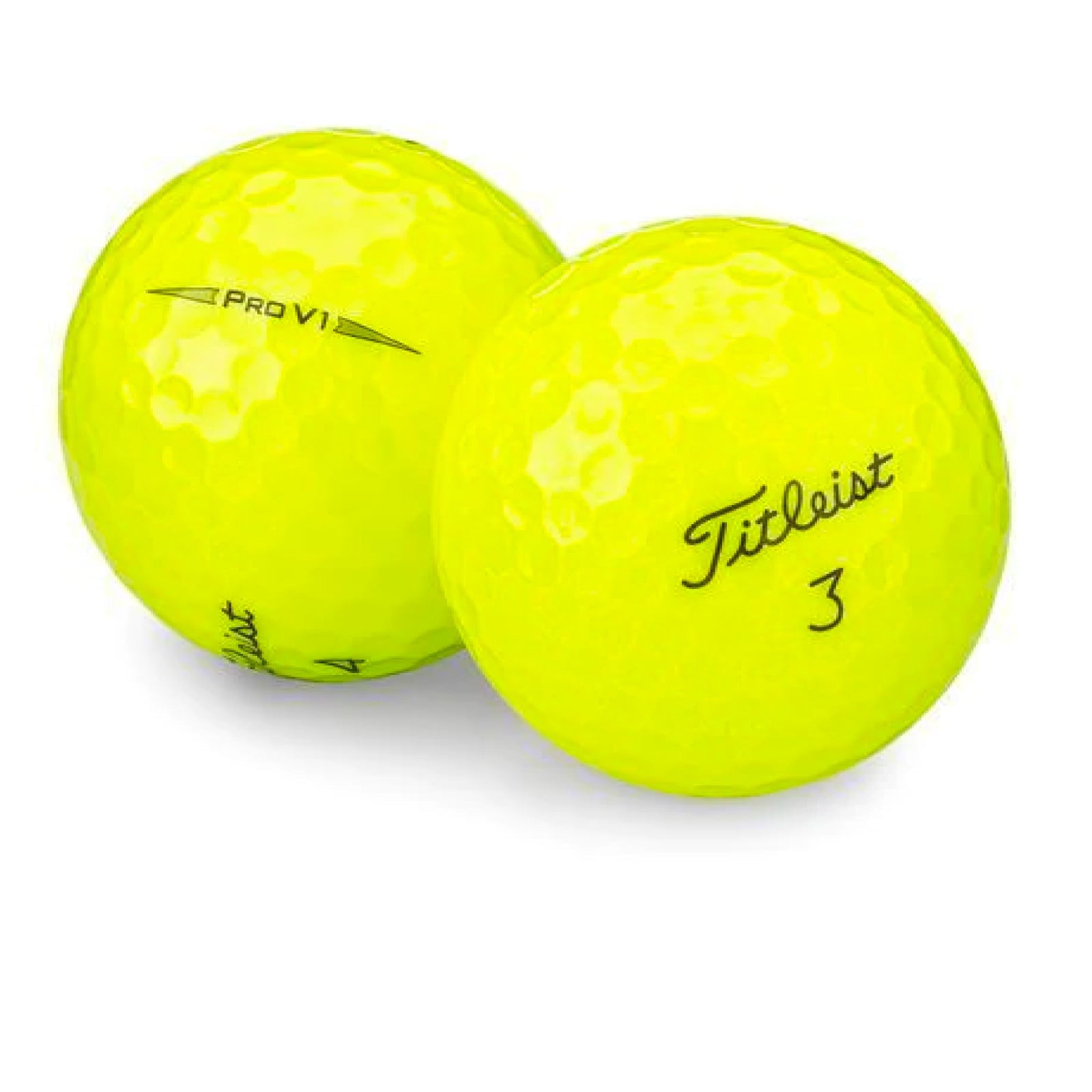 Used Titleist Pro V1 Yellow Mix Golf Balls - 1 Dozen - Maximum Velocity Sports