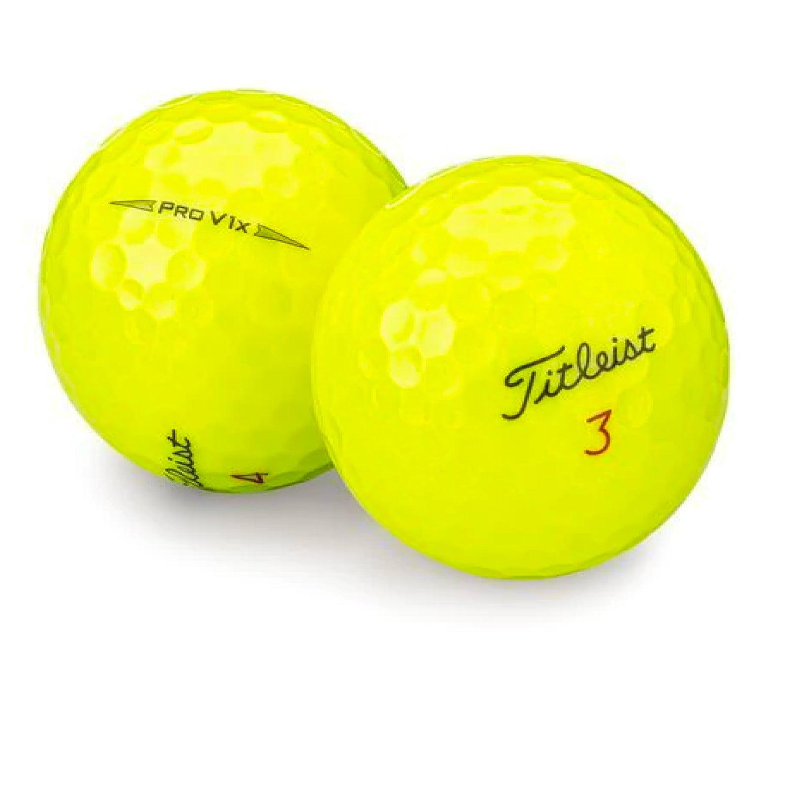 Used Titleist Pro V1x Yellow Mix Golf Balls - 1 Dozen - Maximum Velocity Sports