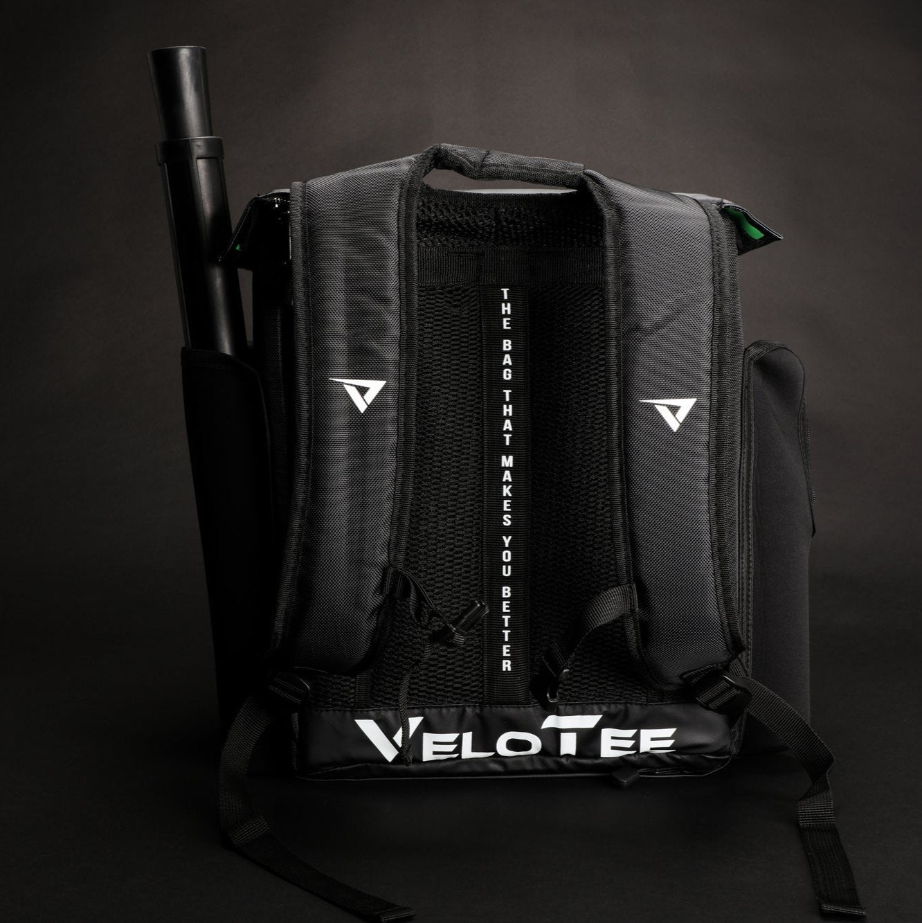 VeloTee 2.0 Baseball & Softball Bat Bag with Batting Tee - Maximum Velocity Sports