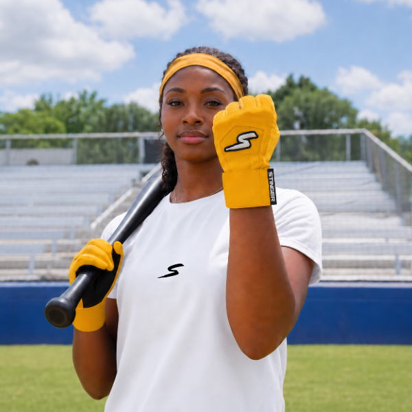 Winder Series Batting Gloves - Athletic Gold - Maximum Velocity Sports