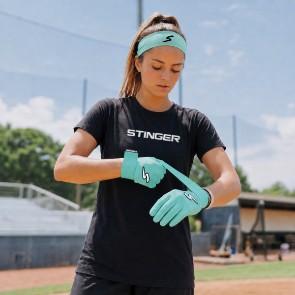 Winder Series Batting Gloves - Mint - Maximum Velocity Sports