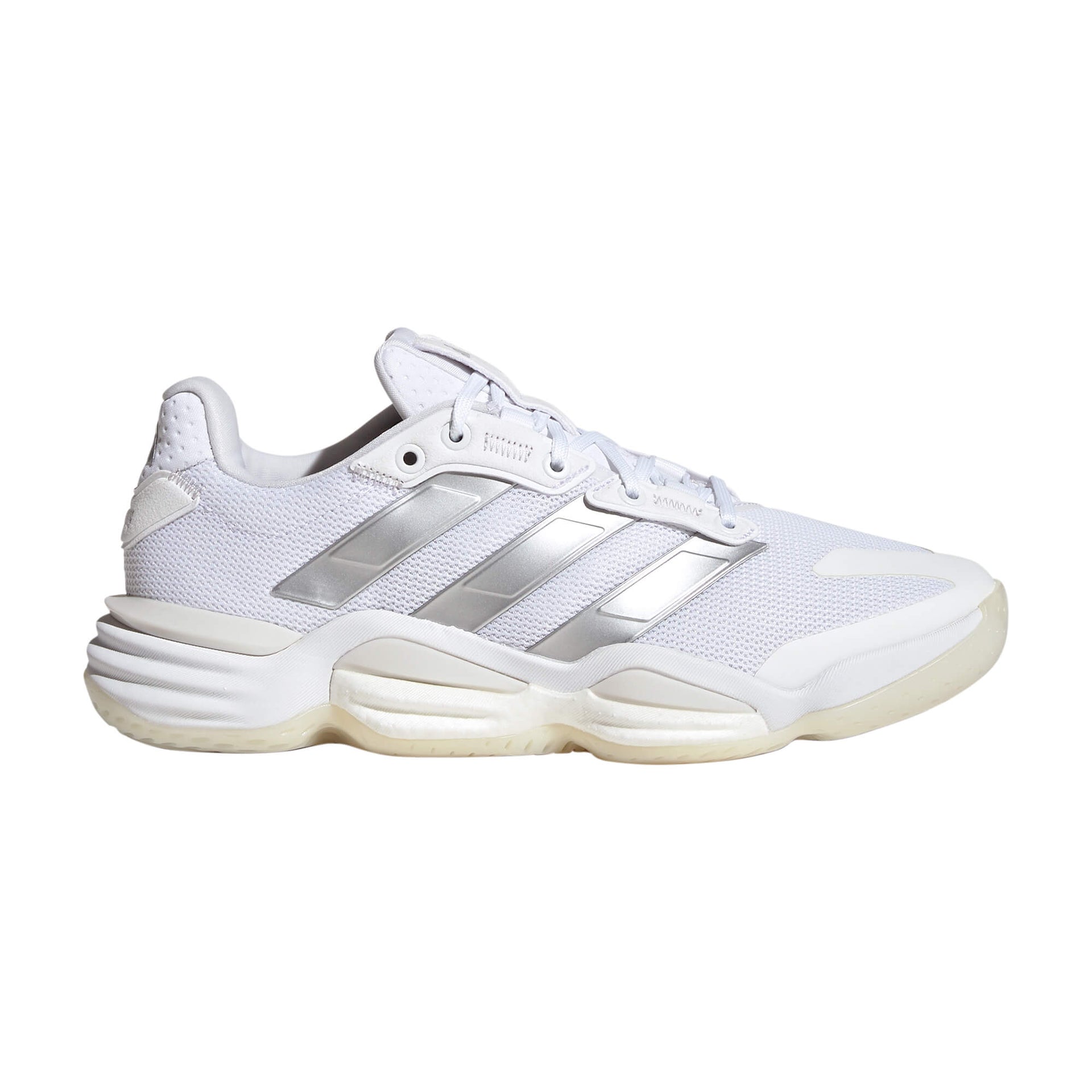 adidas Women's Stabil 16 Indoor Shoes White/Silver / 10.5