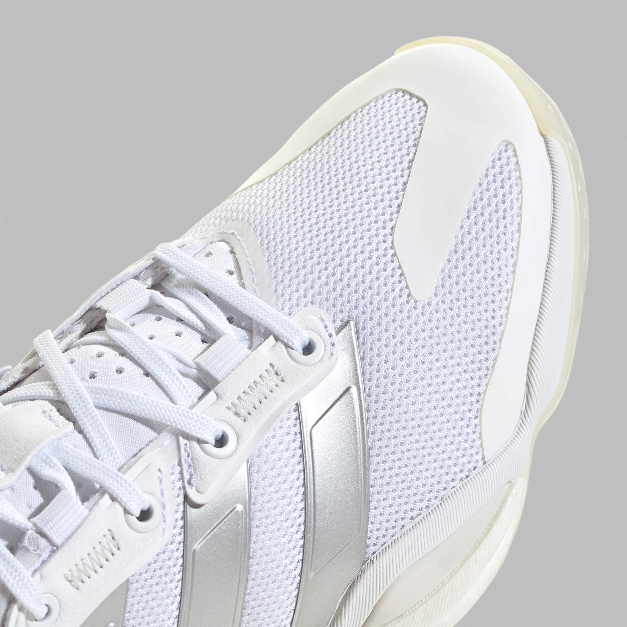 adidas Women's Stabil 16 Indoor Shoes White/Silver / 8 adidas Women's Stabil 16 Indoor Shoes White/Silver / 8