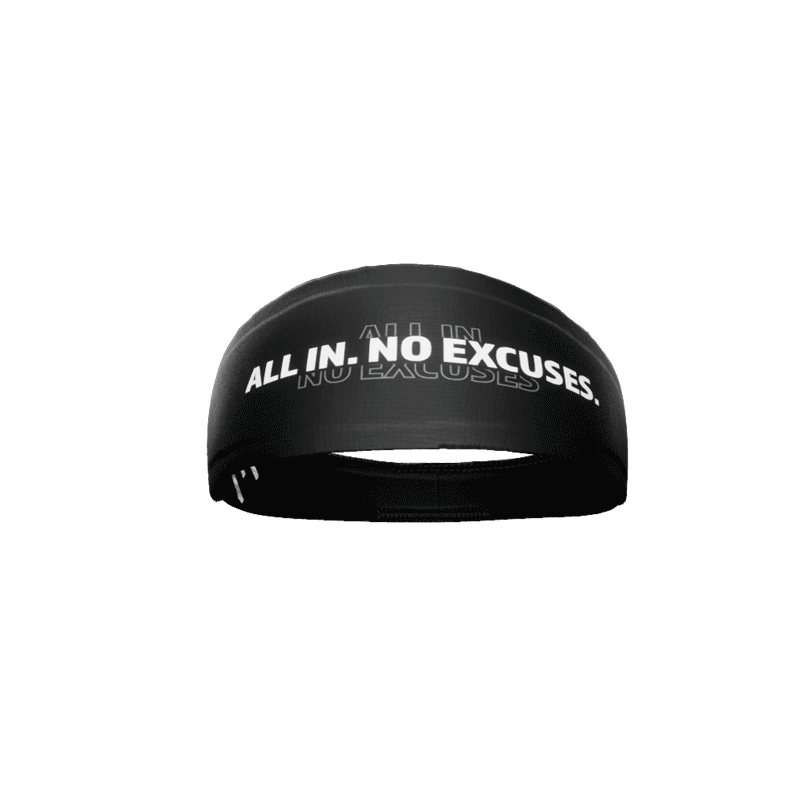 All In. No Excuses. Headband - Maximum Velocity Sports