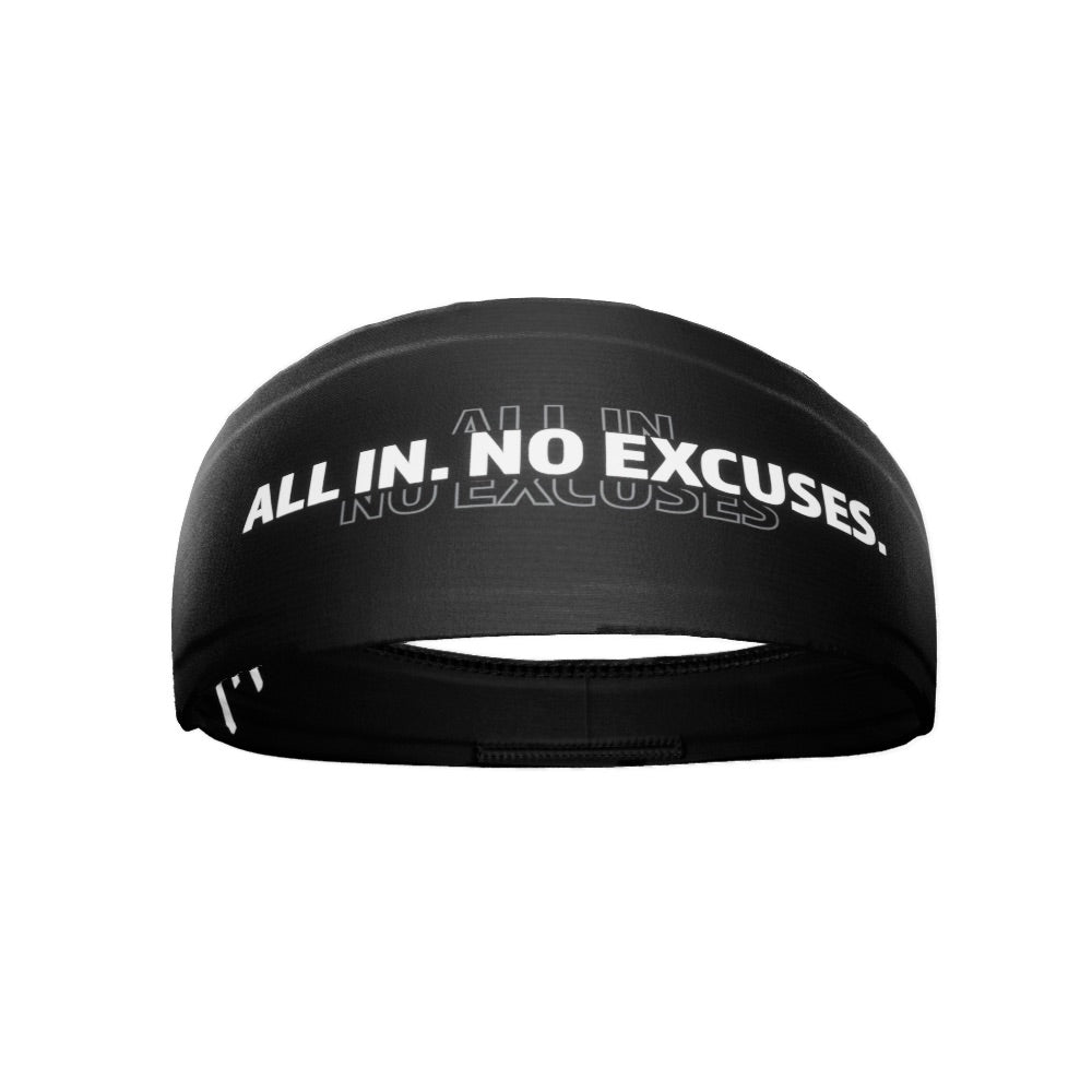 All In. No Excuses. Headband - Maximum Velocity Sports