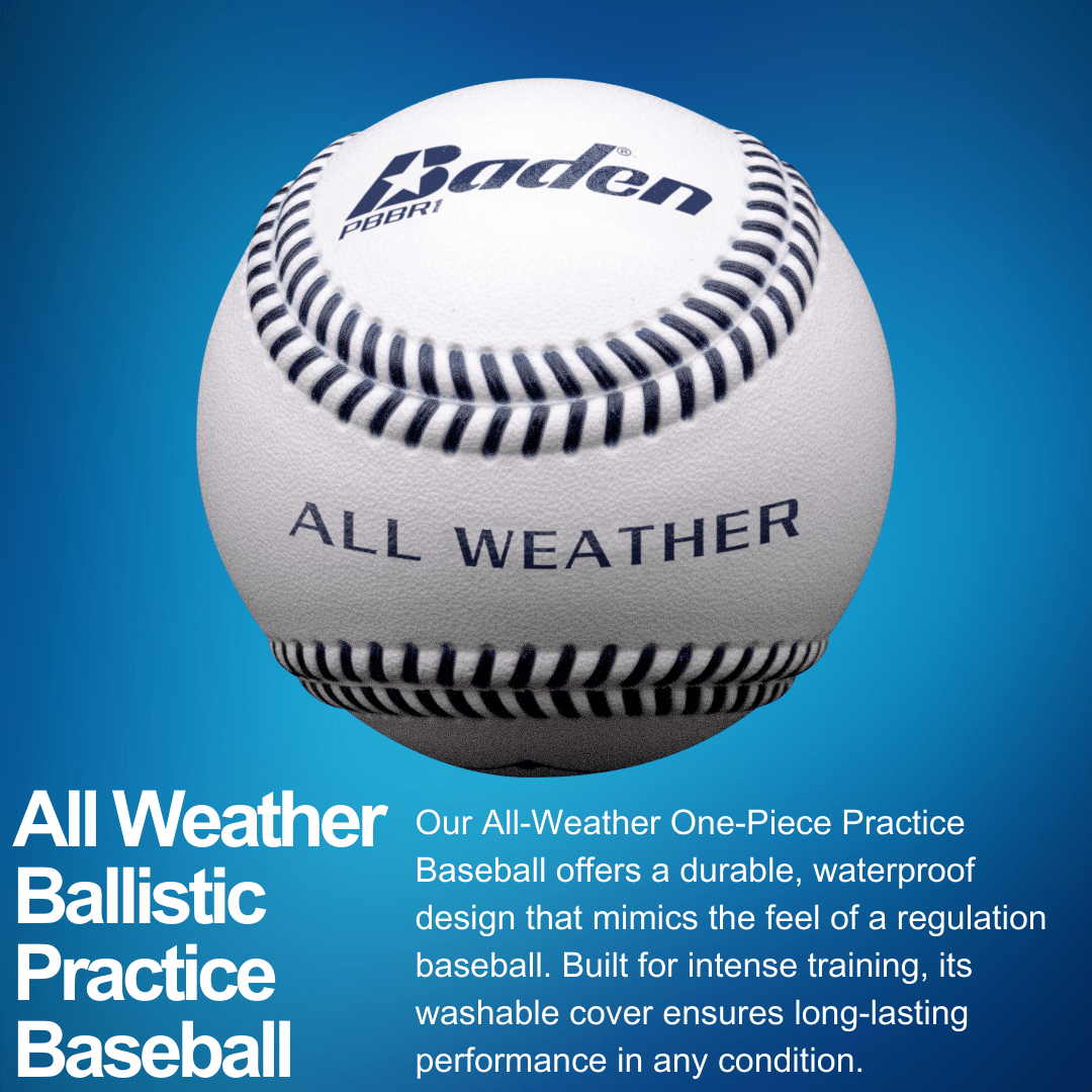 All Weather Ballistic Practice Baseball - Maximum Velocity Sports