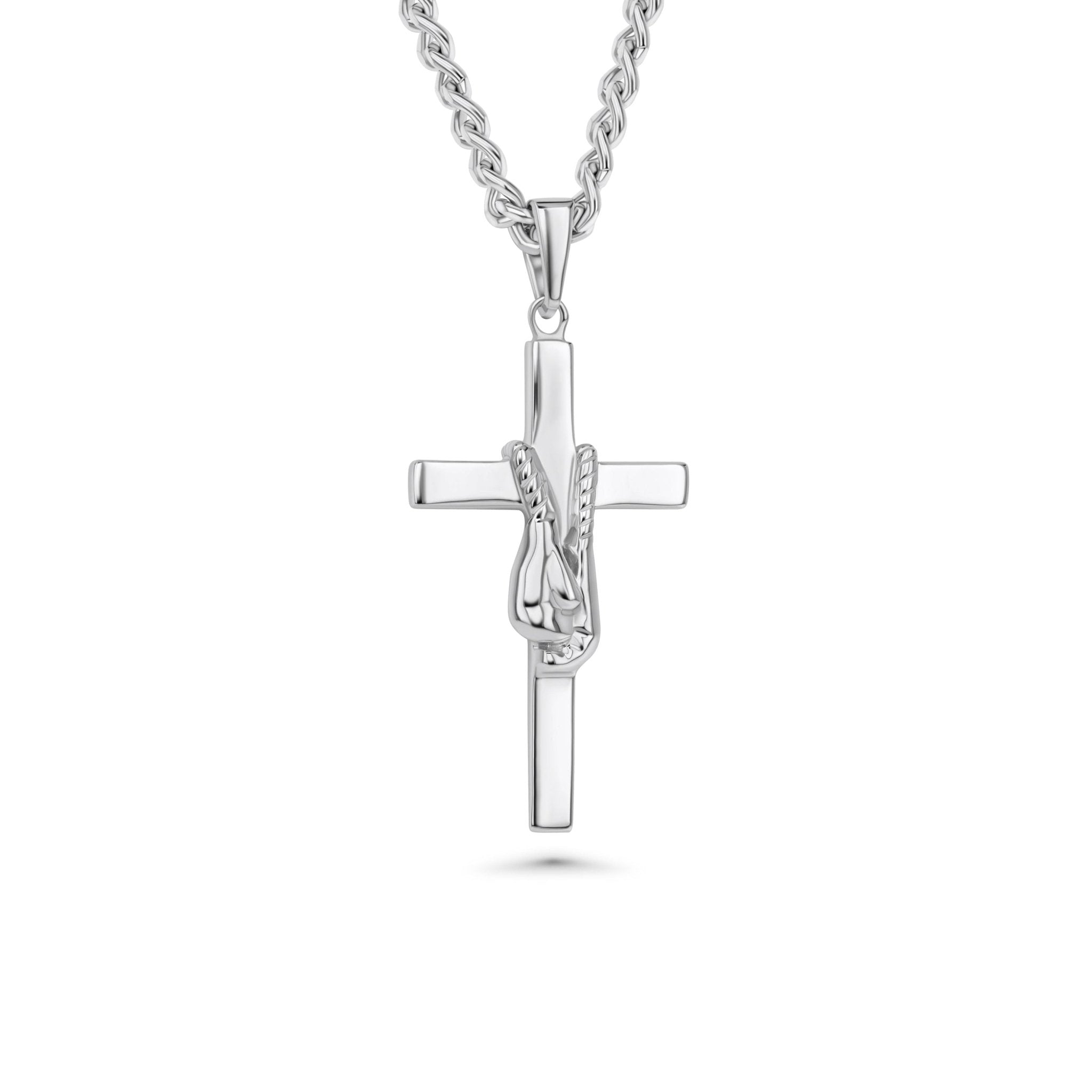 Anchor Punch Boxing Cross Necklace - Maximum Velocity Sports