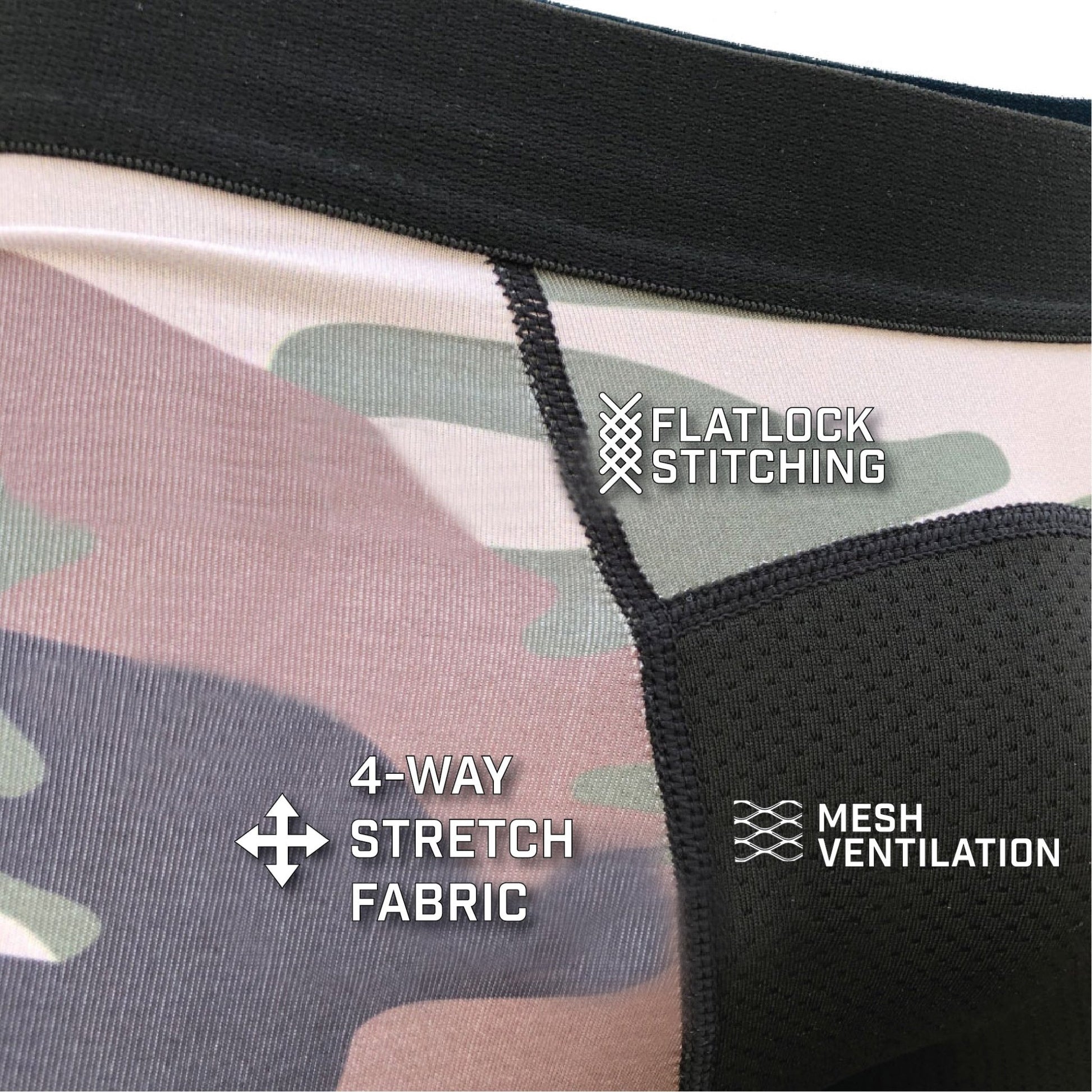 Army Camo Compression Tights - Maximum Velocity Sports