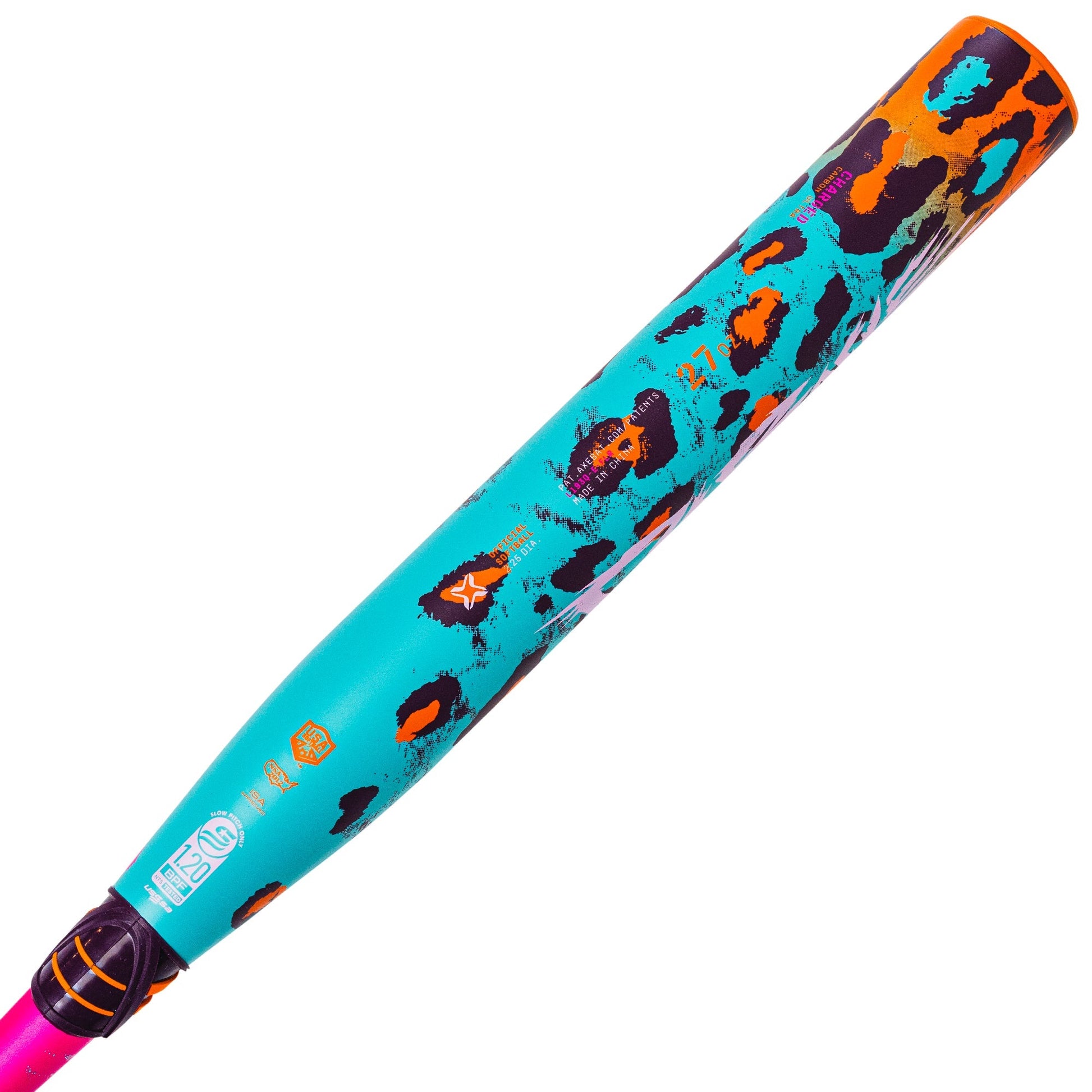 Axe Dabacle Dual Stamp Slowpitch Bat | ½ oz. Endloaded | Flared Handle | - Maximum Velocity Sports