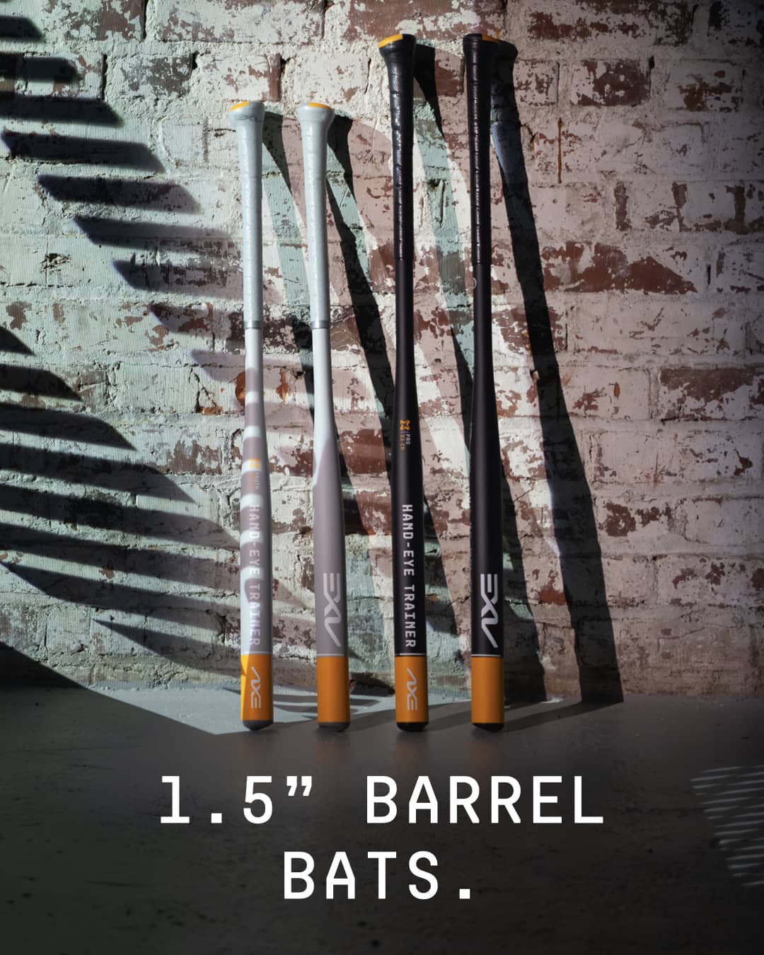 Axe Hand - Eye Training Bats - 1.5" Barrel - Maximum Velocity Sports