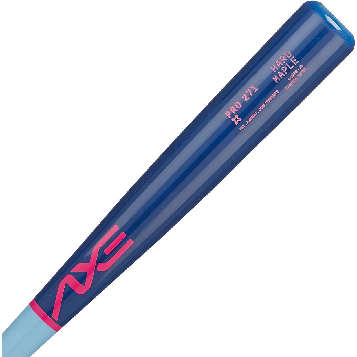 Axe Pro Series Maple Wood Baseball Bat | SPD 271 Turn | Velvet Sky | Axe Handle - Maximum Velocity Sports