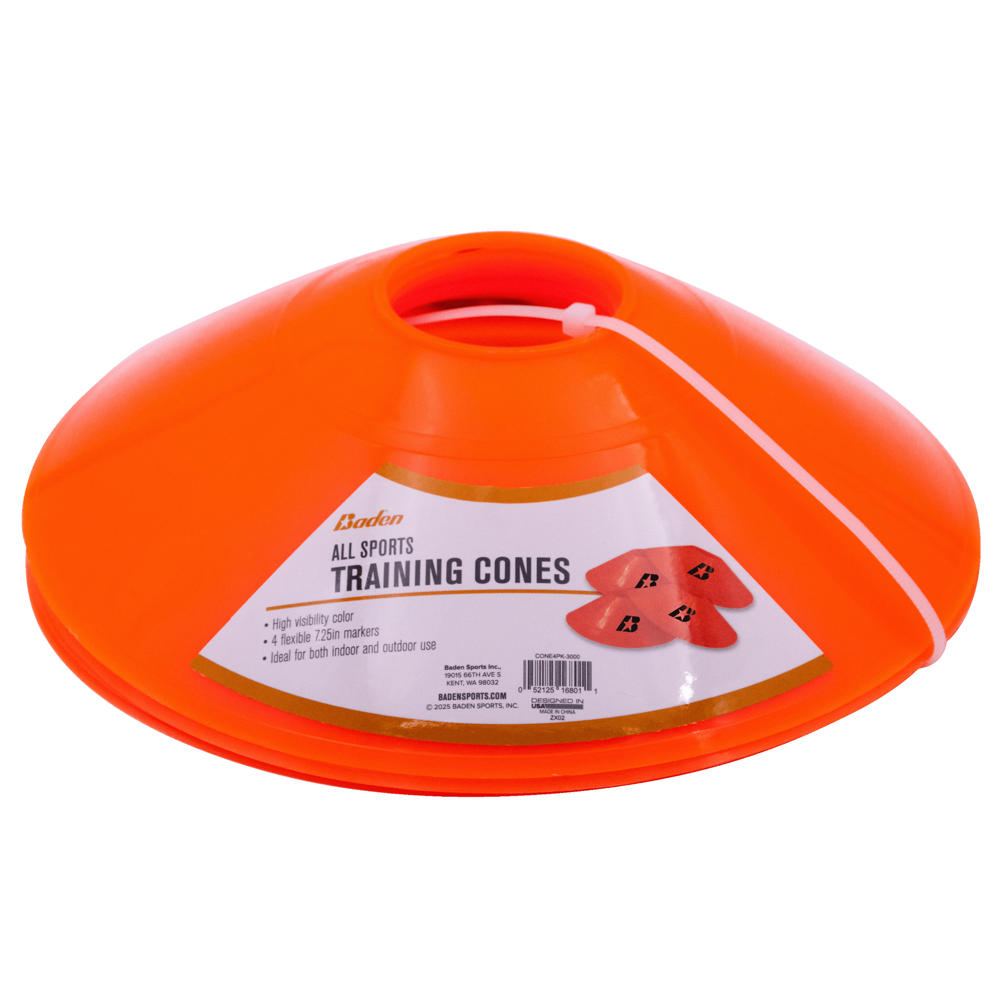 Baden 7.25" Sports Training Cones - Maximum Velocity Sports
