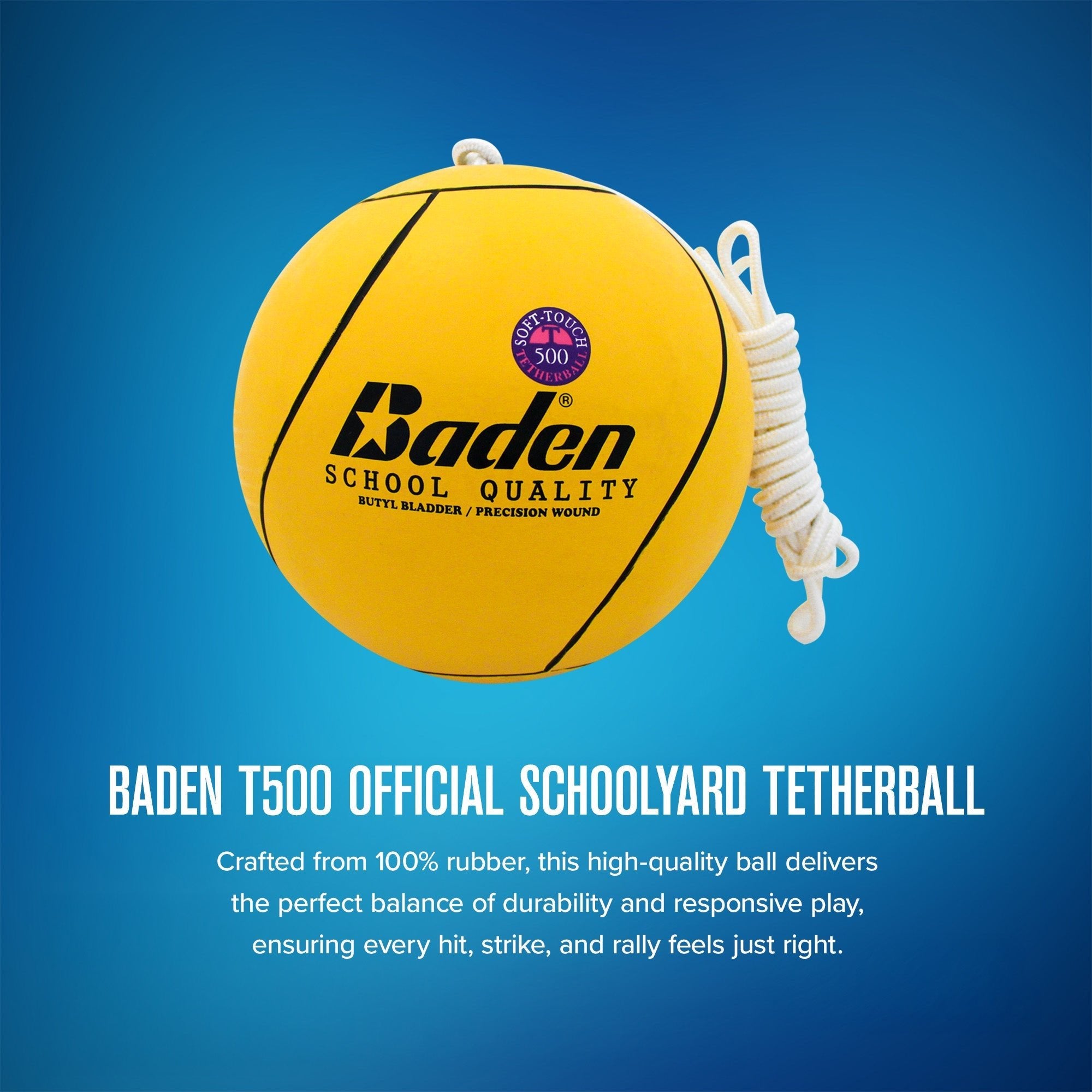 Baden T500 Official Schoolyard Tetherball - Maximum Velocity Sports