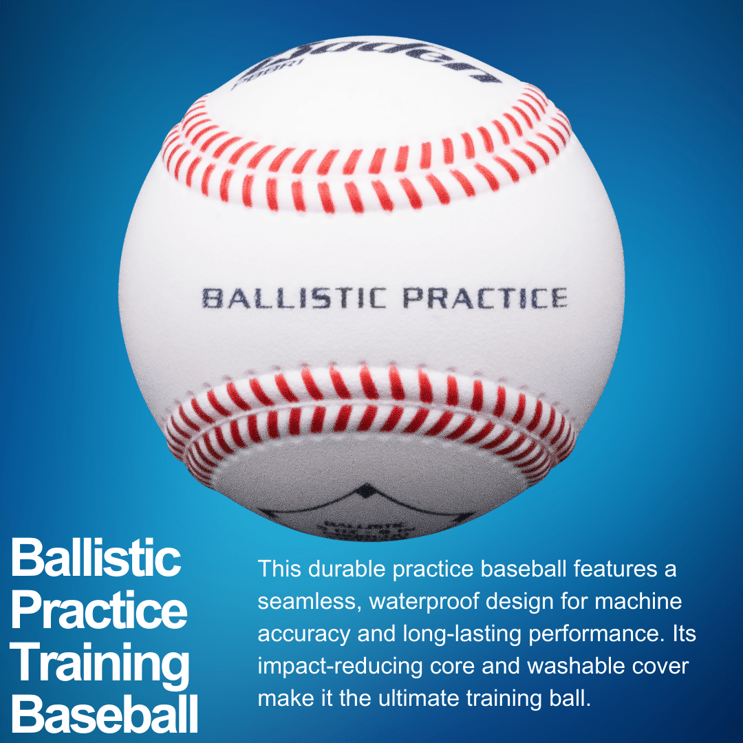 Ballistic Machine Pitch & Batting Practice Training Baseball - Maximum Velocity Sports