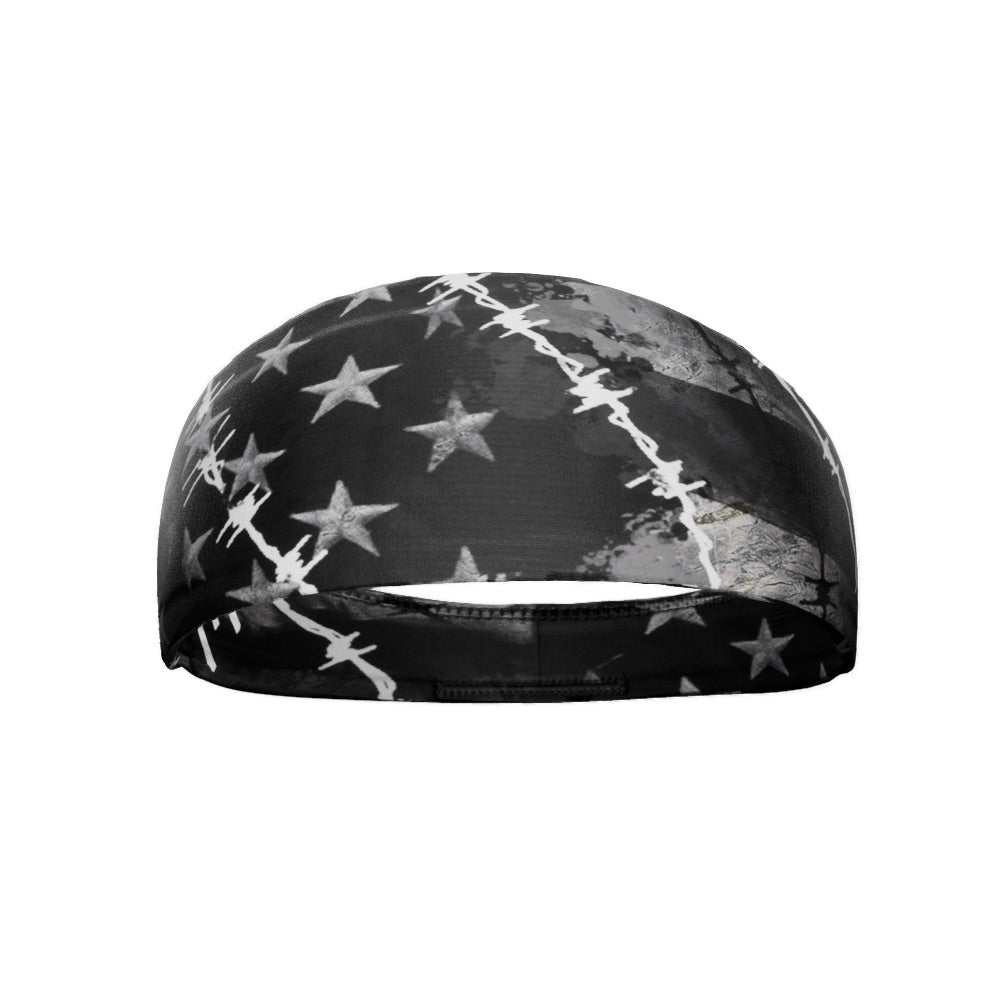 Barbed Wire USA Flag Headband - Maximum Velocity Sports