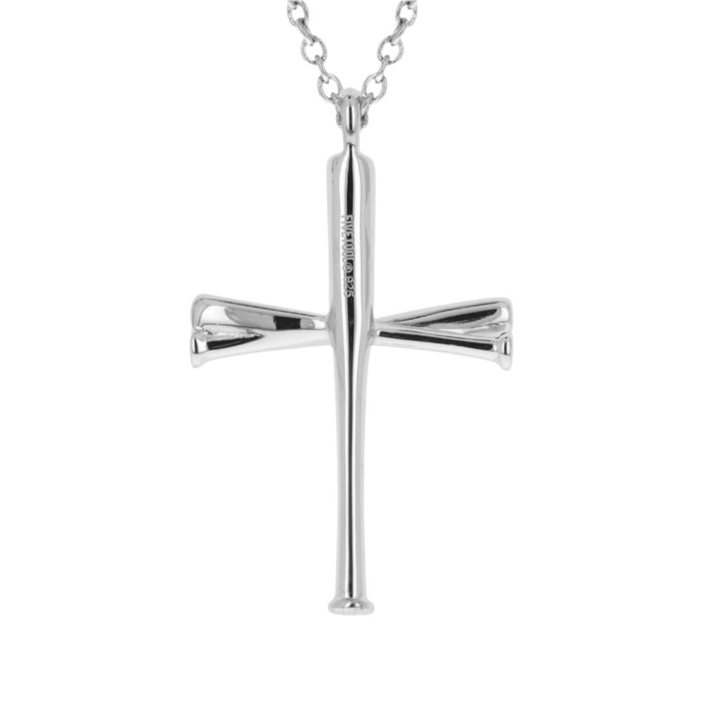 Baseball Bat Cross Necklace (Youth) - Maximum Velocity Sports