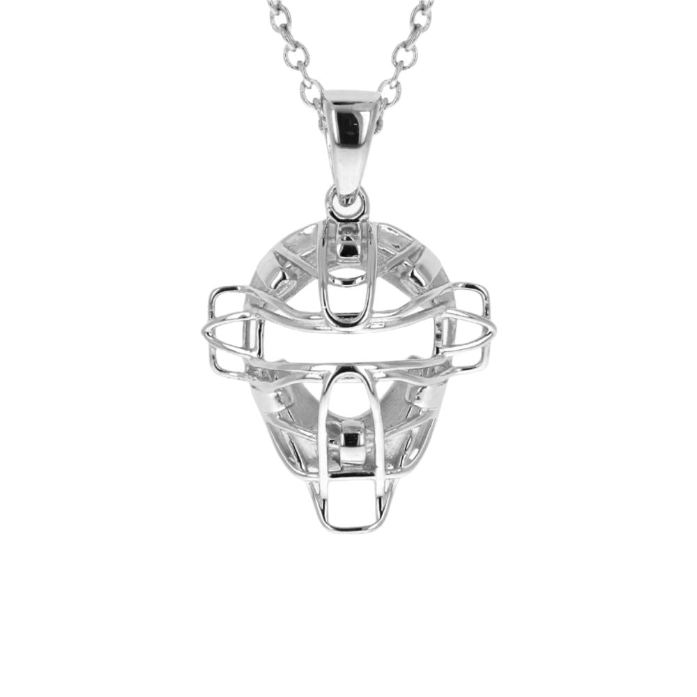 Baseball Catchers Mask Necklace - Maximum Velocity Sports