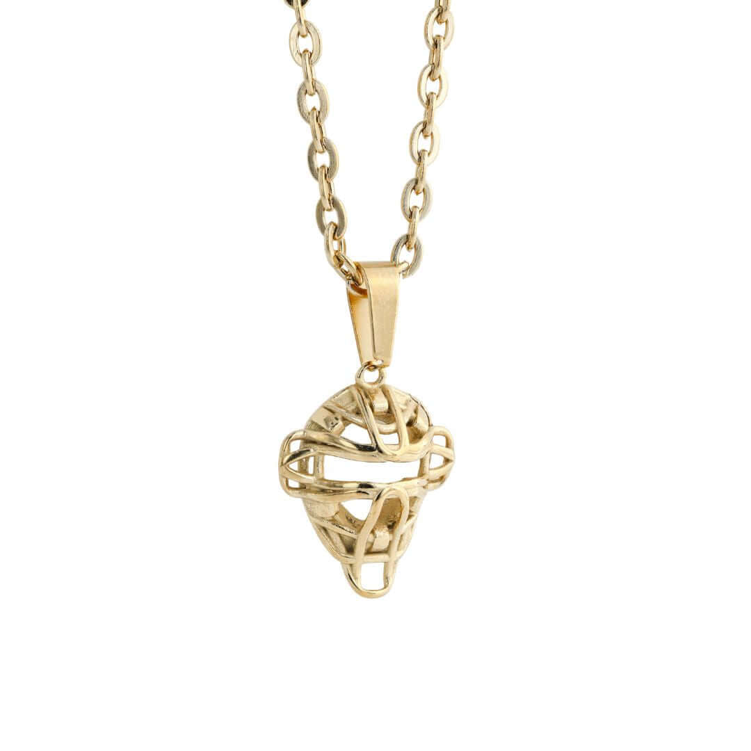 Baseball Catchers Mask Necklace - Maximum Velocity Sports