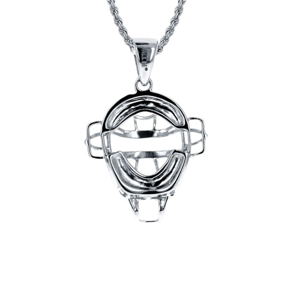 Baseball Catchers Mask Necklace - Maximum Velocity Sports