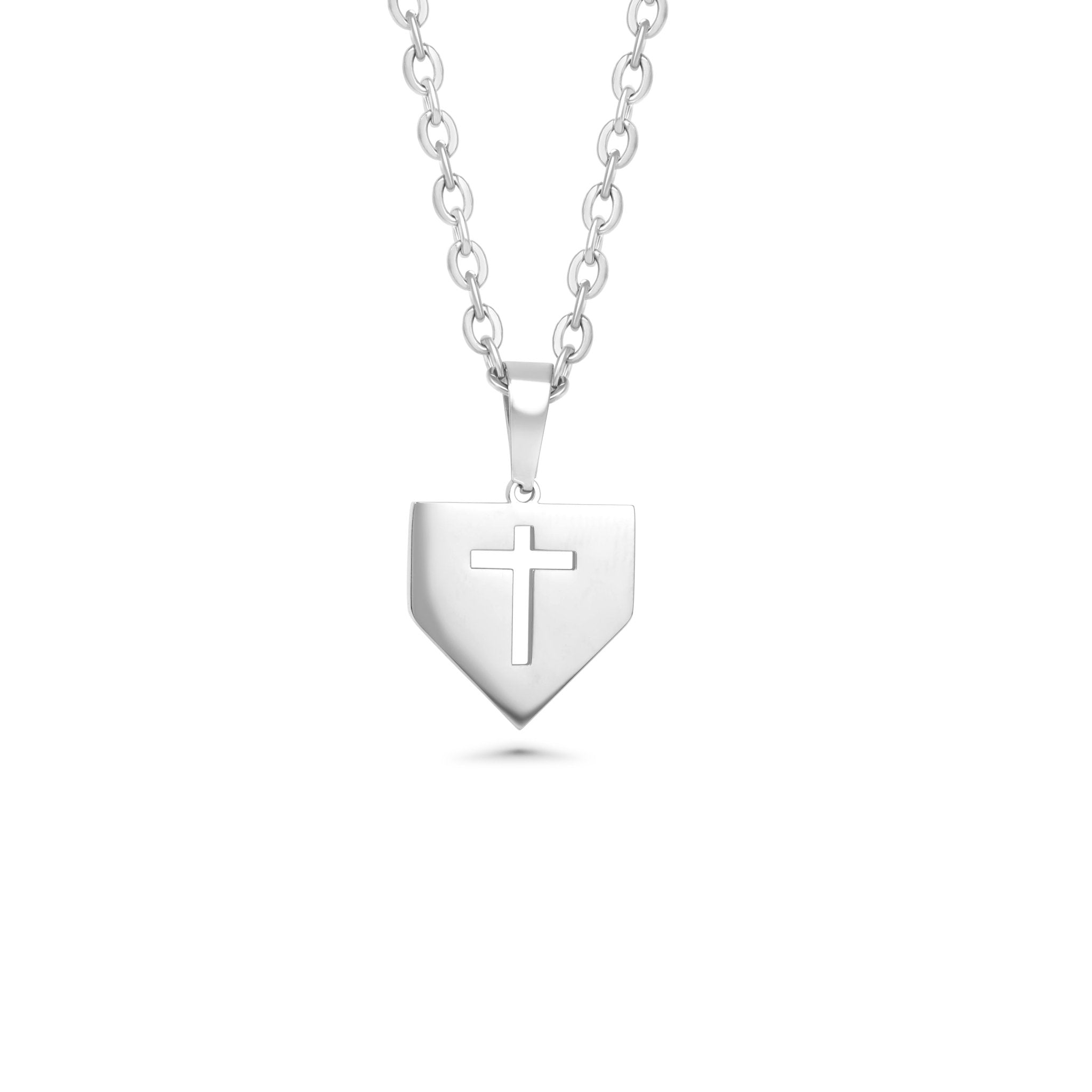Baseball Home Plate Cross Necklace - Maximum Velocity Sports