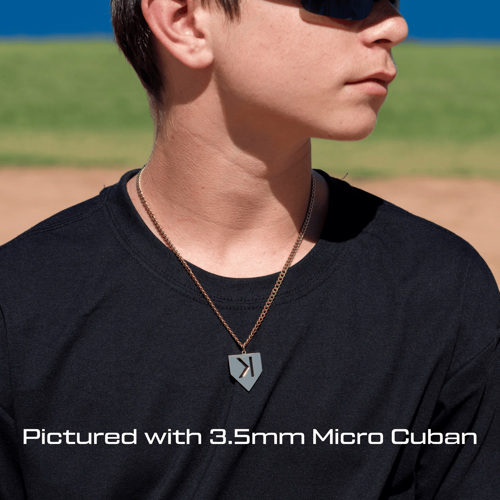 Baseball Pitchers Strikeout Backwards K Necklace - Maximum Velocity Sports