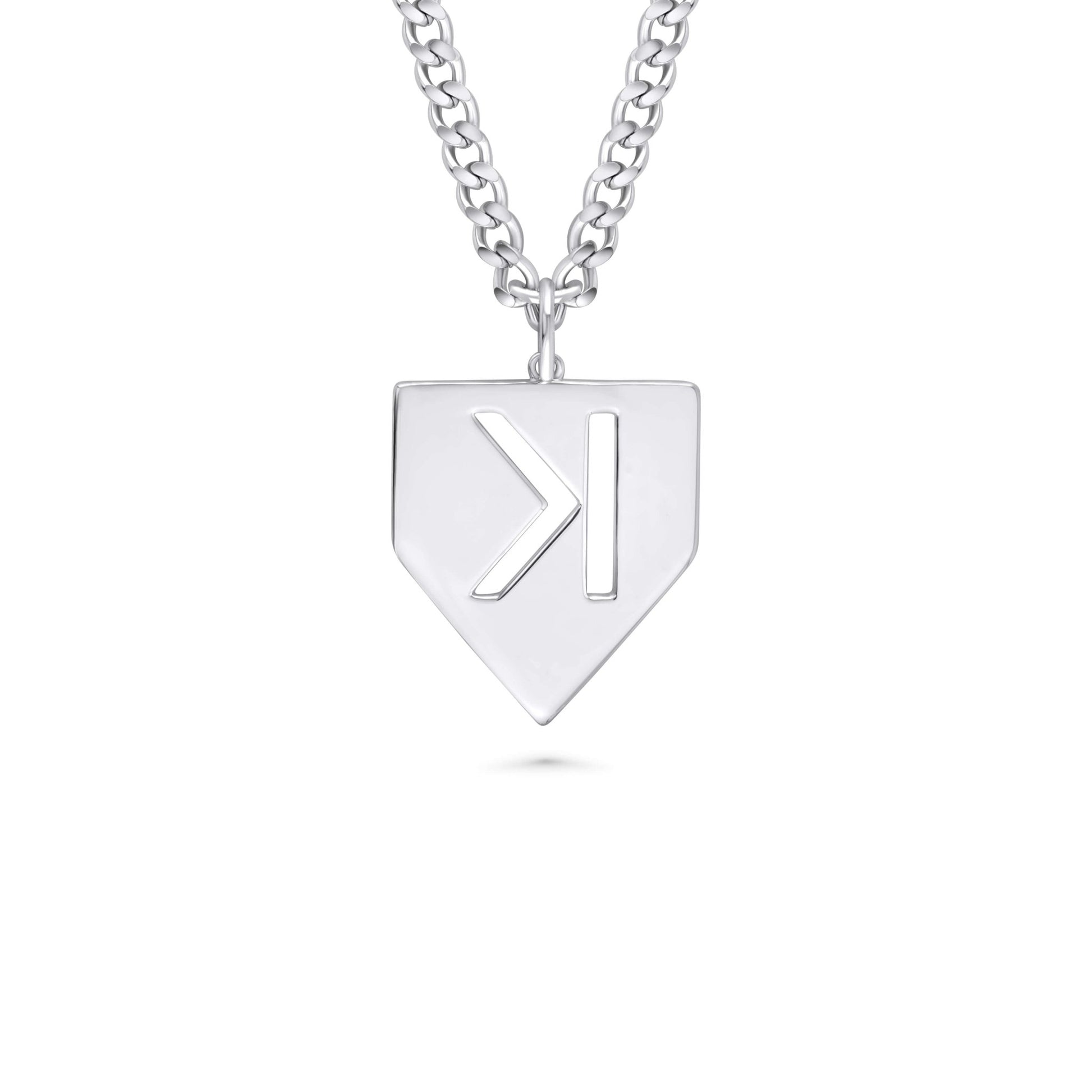 Baseball Pitchers Strikeout Backwards K Necklace - Maximum Velocity Sports