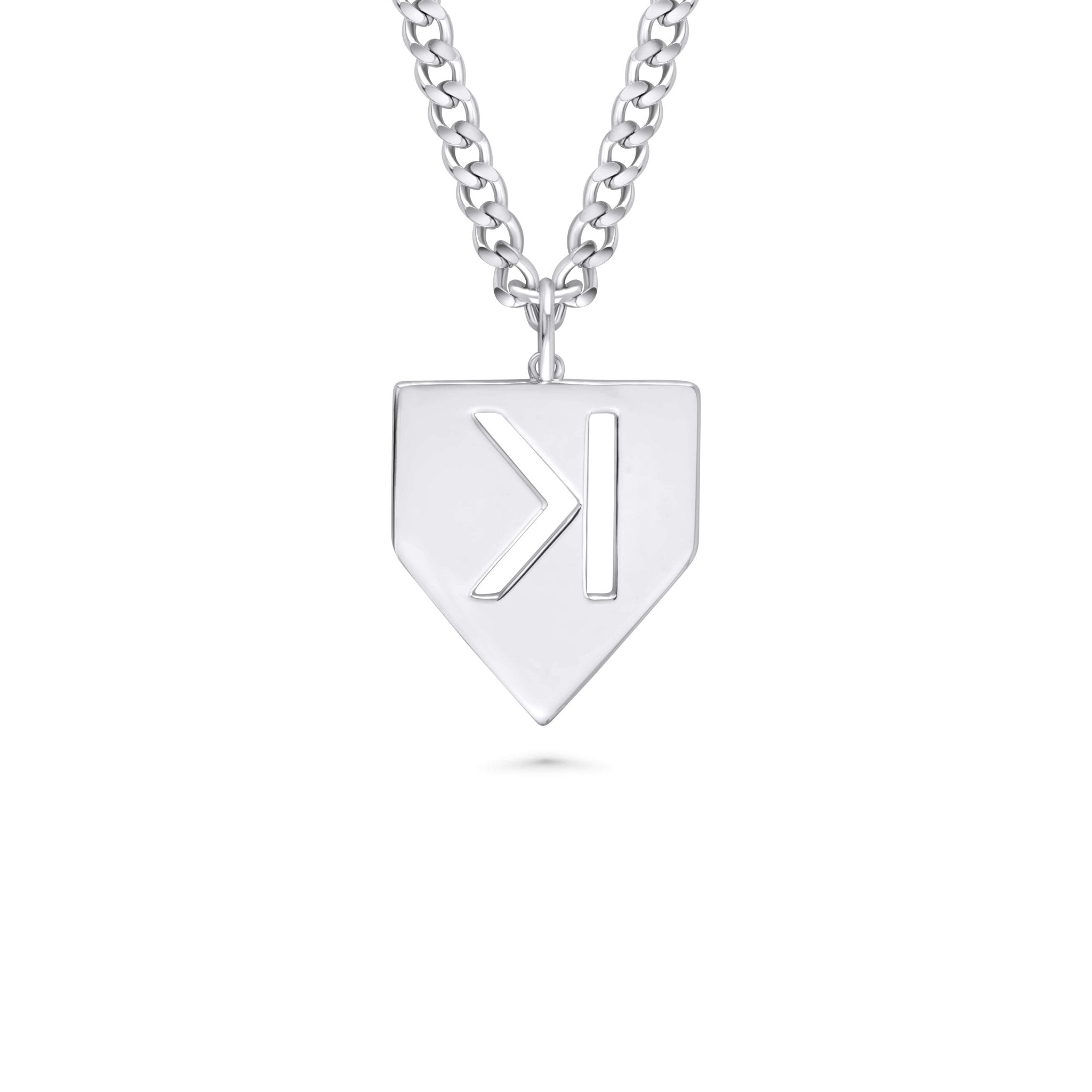 Baseball Pitchers Strikeout Backwards K Necklace - Maximum Velocity Sports