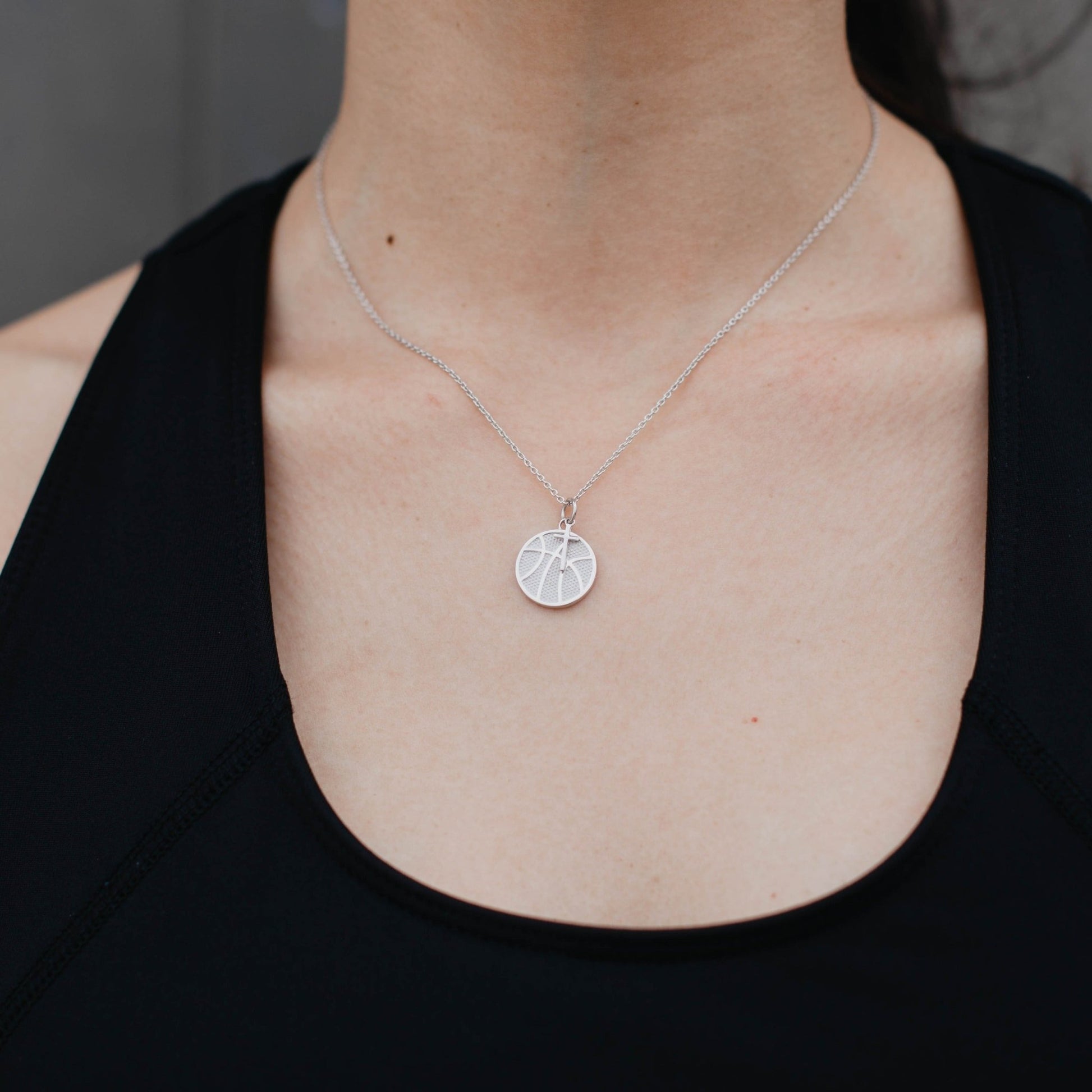 Basketball Dangle Cross Necklace - Maximum Velocity Sports
