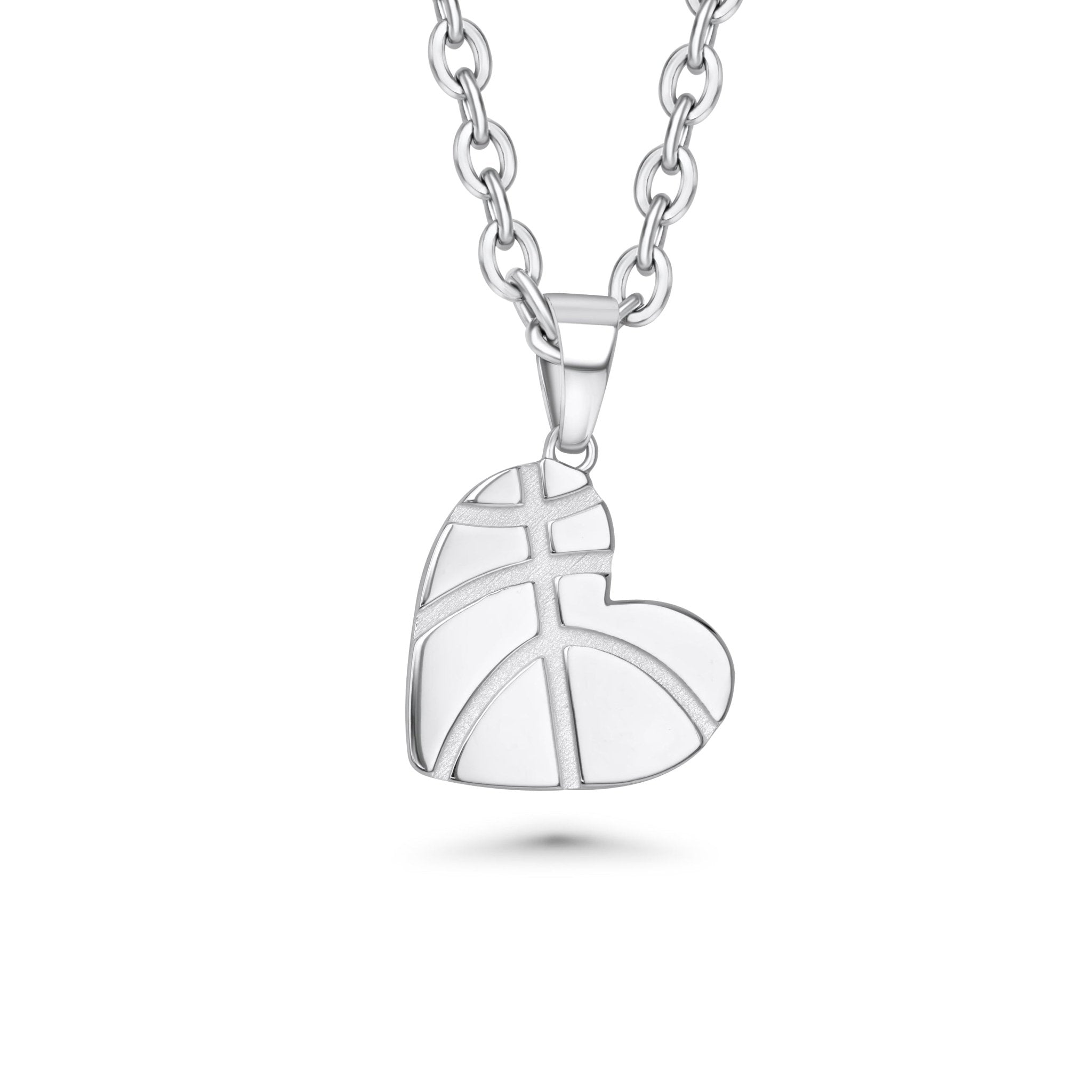 Basketball Heart Necklace - Maximum Velocity Sports