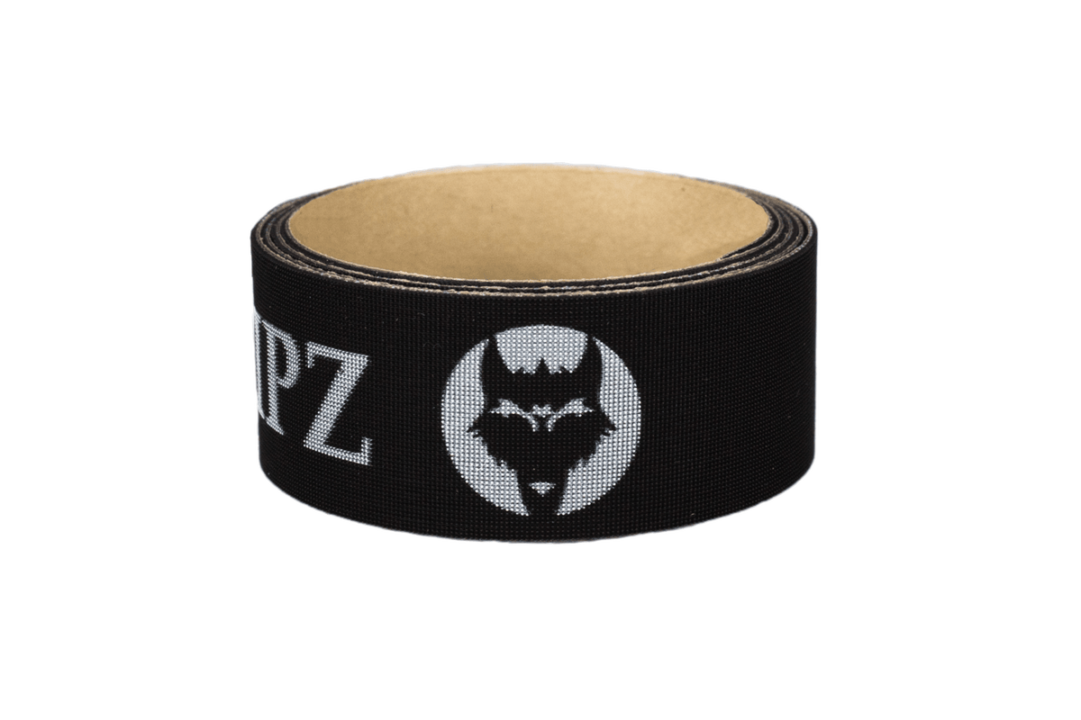 Black Bat Grip Tape with White - Maximum Velocity Sports