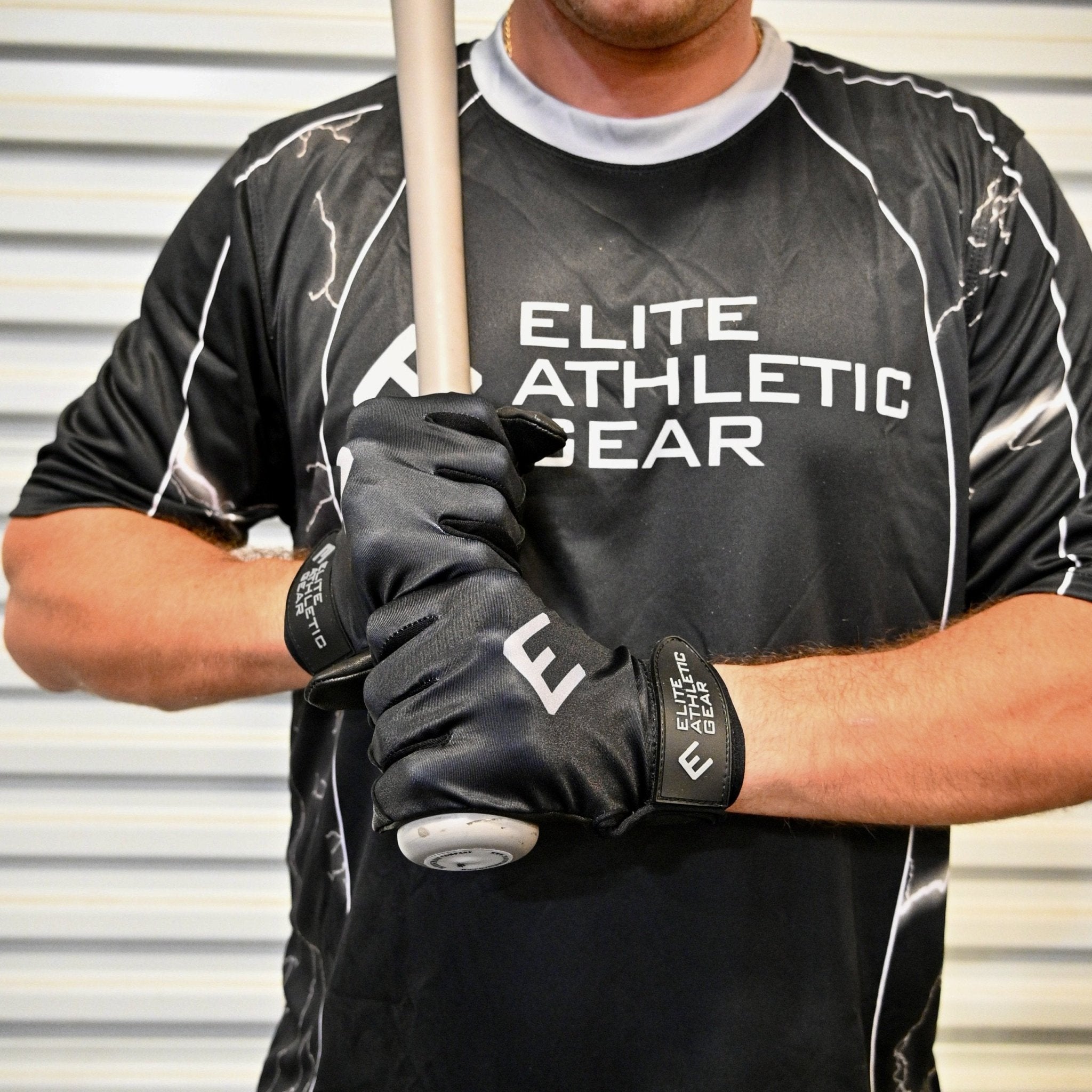 Black Batting Gloves - Maximum Velocity Sports