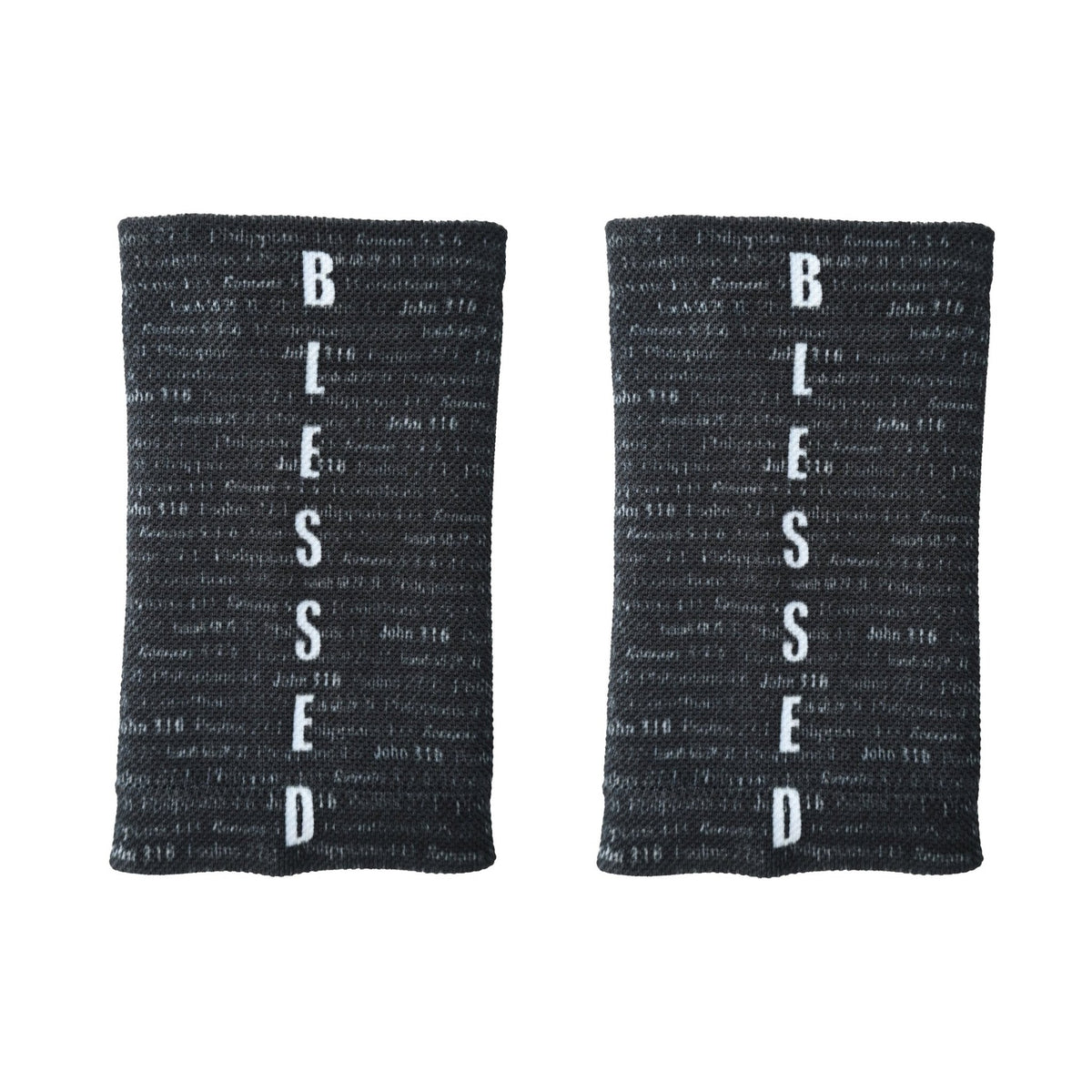 Black BLESSED Wrist Support Sleeves - Maximum Velocity Sports