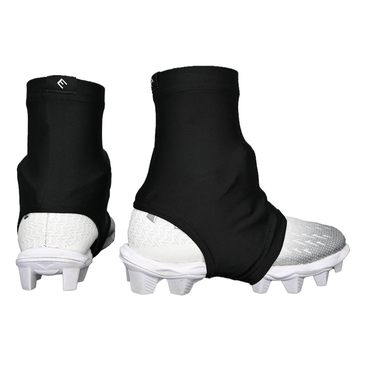 Black Cleat Covers (Spats) - Maximum Velocity Sports