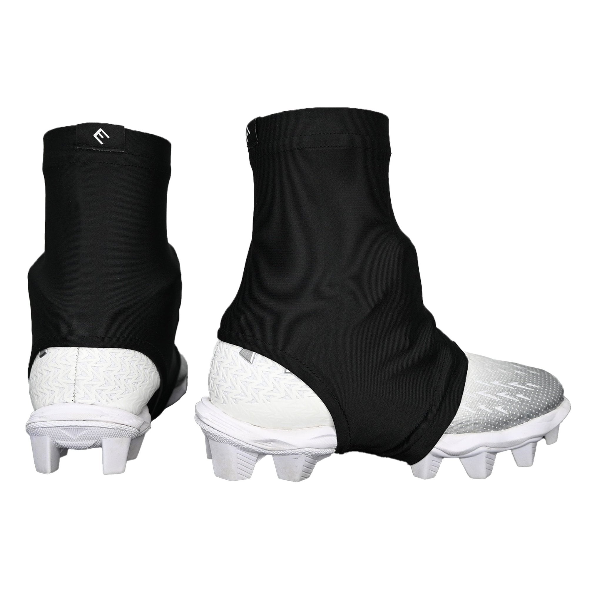 Black Cleat Covers (Spats) - Maximum Velocity Sports