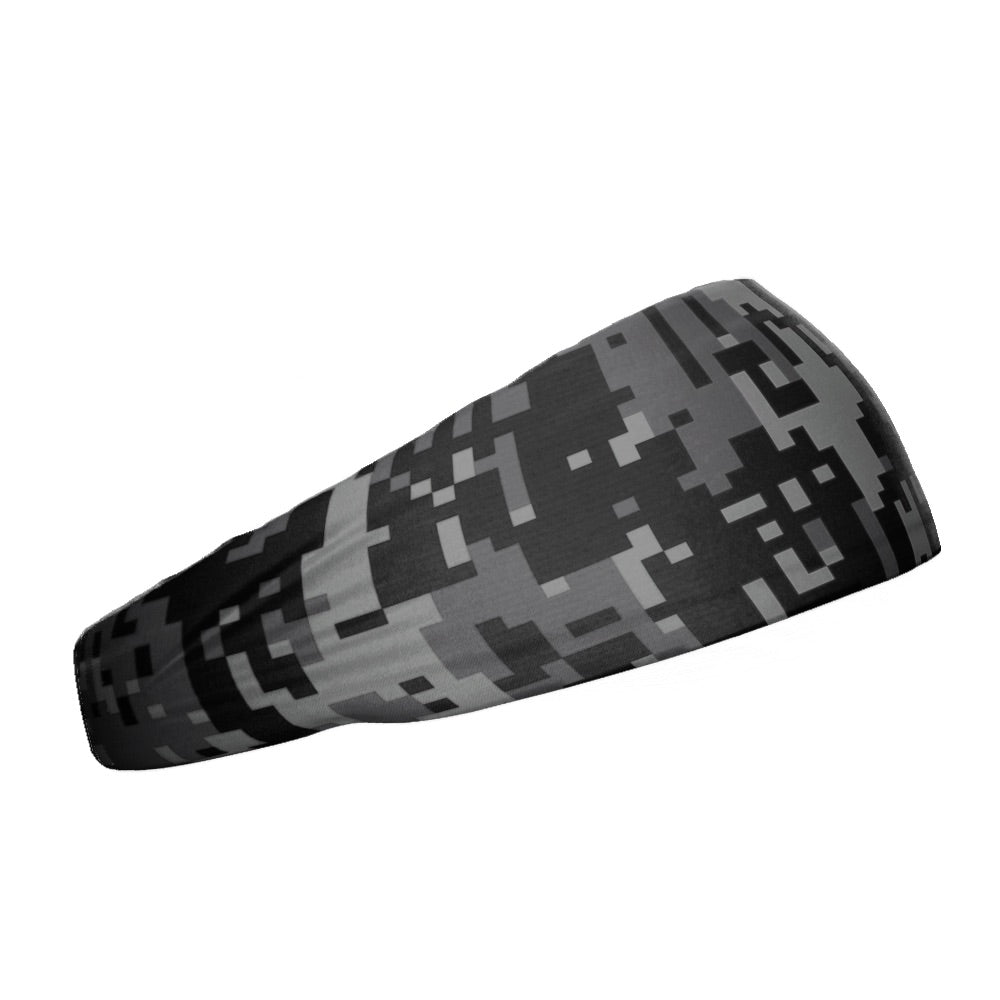 Black Digi Camo Headband - Maximum Velocity Sports