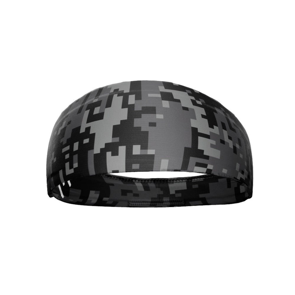 Black Digi Camo Headband - Maximum Velocity Sports