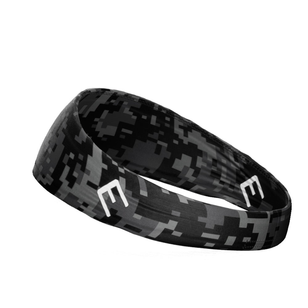 Black Digi Camo Headband - Maximum Velocity Sports