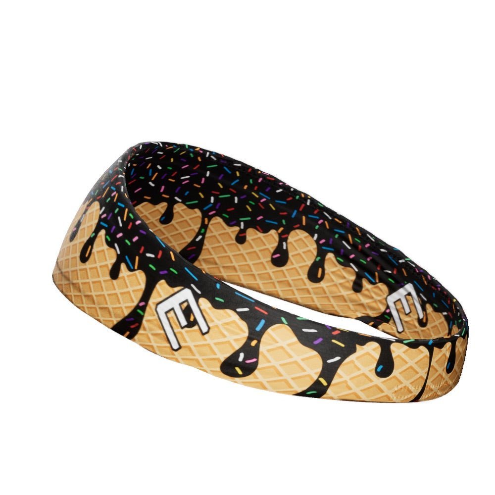 Black Ice Cream Headband - Maximum Velocity Sports