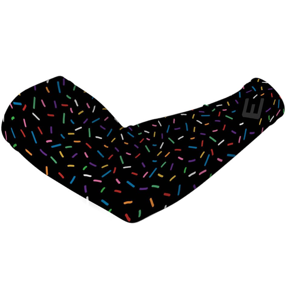 Black Sprinkles Arm Sleeve - Maximum Velocity Sports